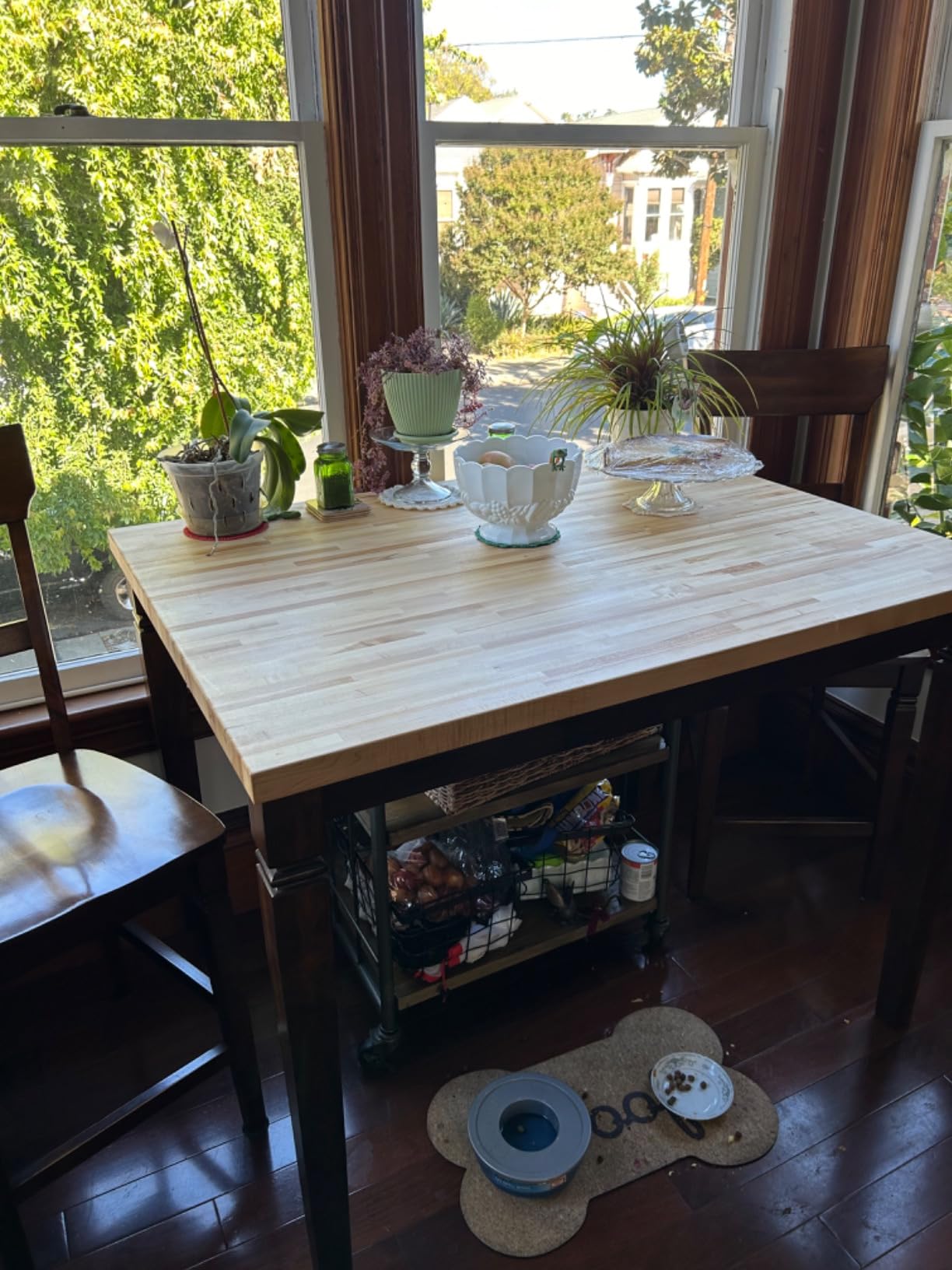 CONSDAN Butcher Block Counter Top, USA Grown Hard Maple Solid Hardwood Countertop, Washer/Laundry Countertop, Table Top, Polished, Prefinished with Food-safe Oil, 1.5