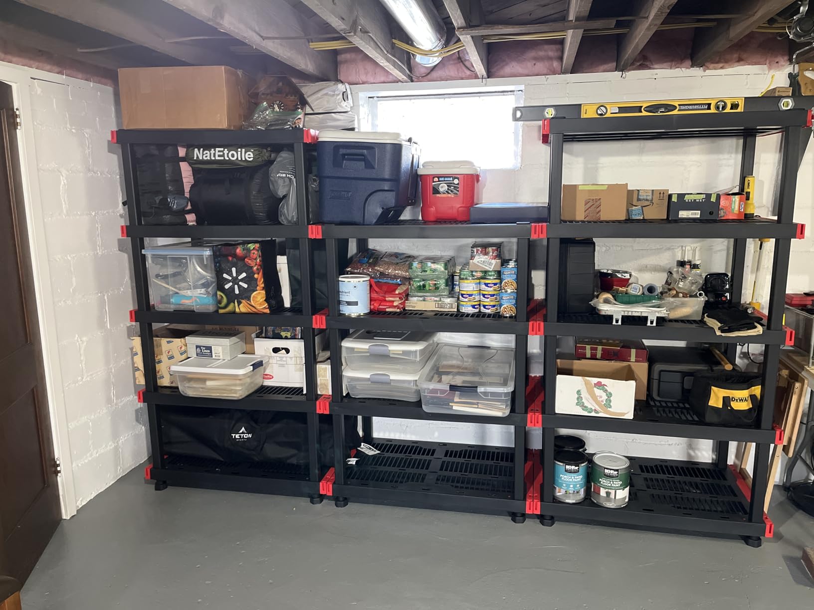 CX Craftsman 4-Tier Heavy Duty Plastic Storage Shelves, Garage Organization customer photo 1