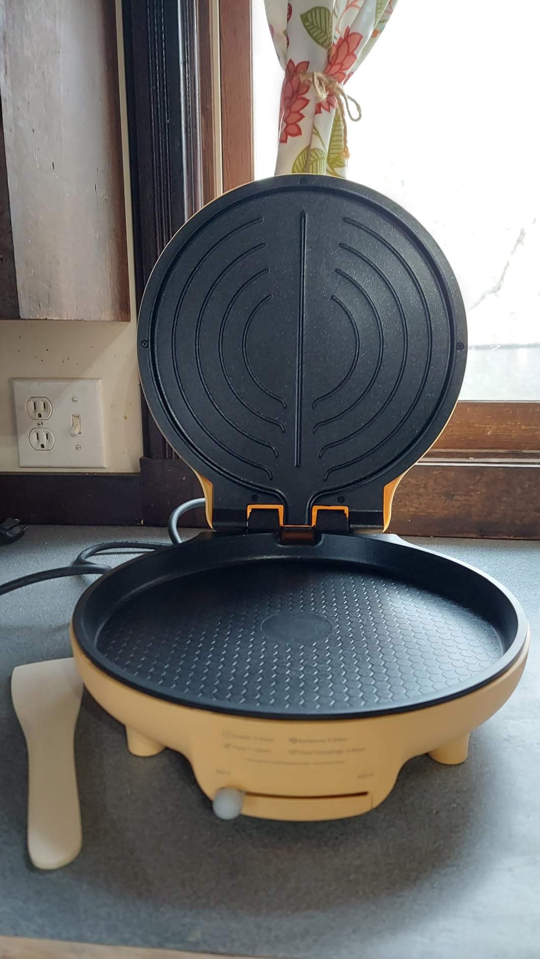 Bear 11.8'' 1500W Electric Smokeless Indoor Grill with Adjustable Temp, Quesadilla Maker Nonstick Pan for Breakfast, Lunch, Dinner customer photo 1