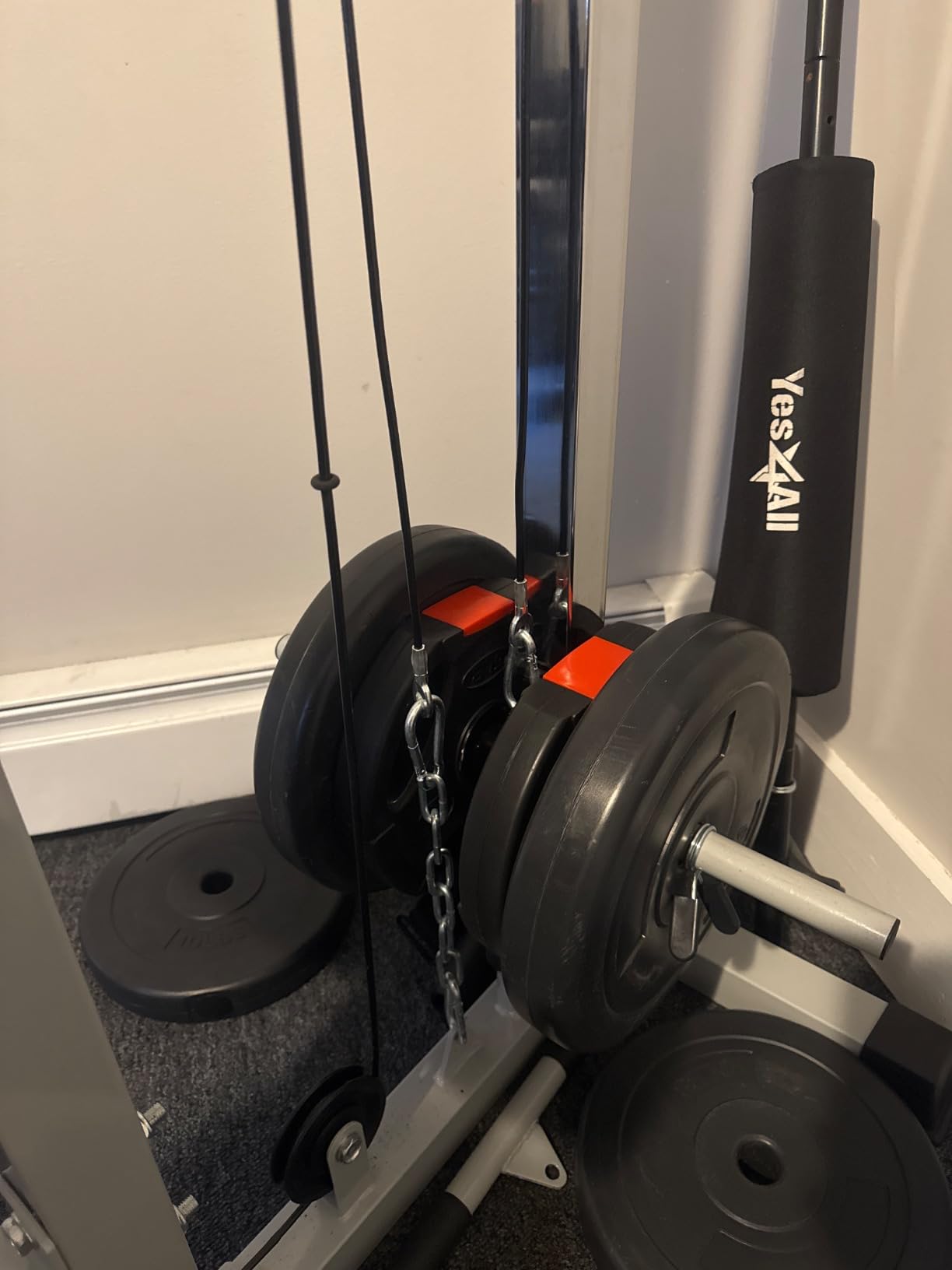 Signature Fitness Vinyl Standard Plate Weight Plate for Strength Training and Weightlifting, Multiple Sizes customer photo 1