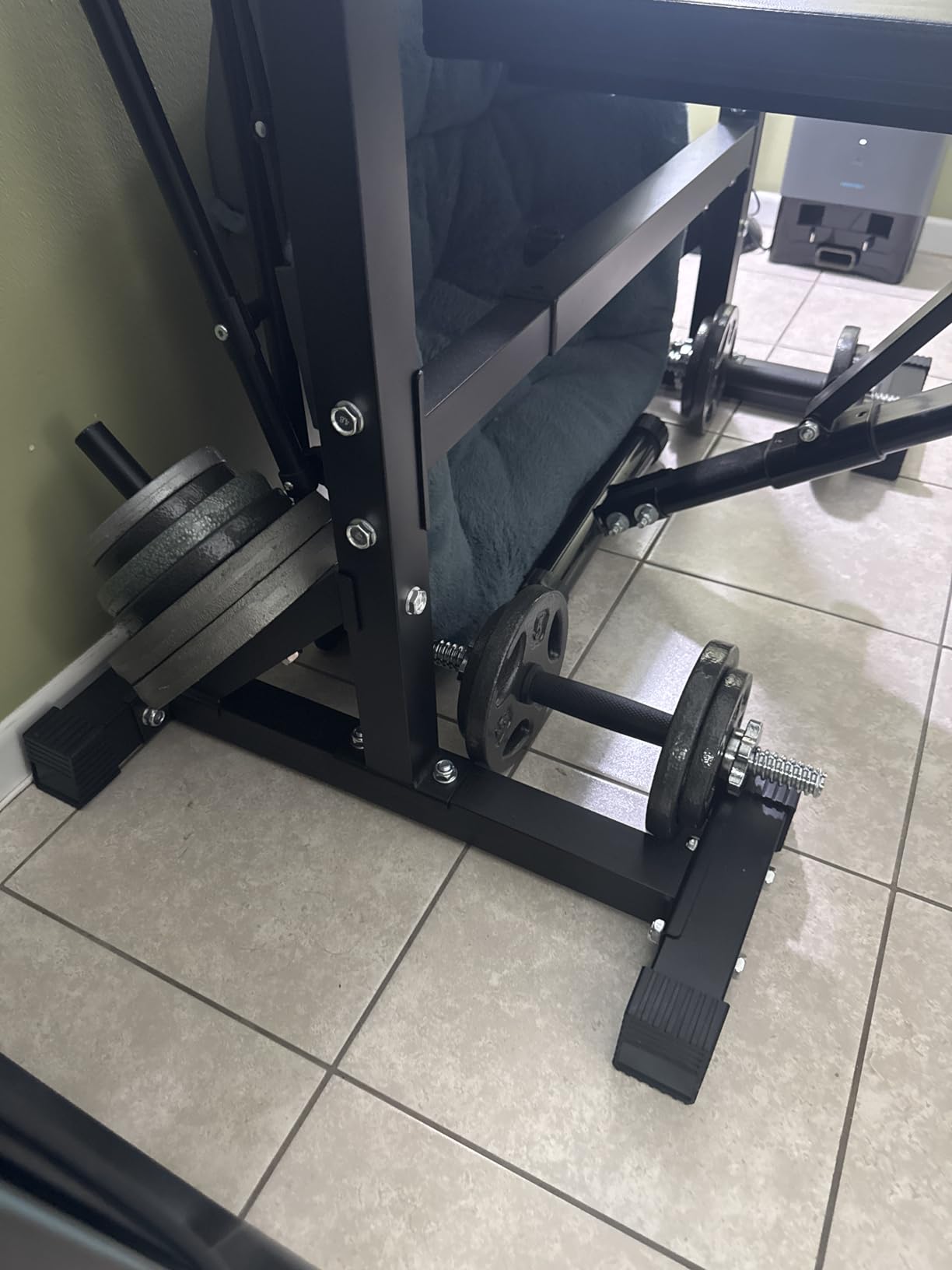 BangTong&Li Squat Rack Stand,Barbell Rack,Bench Press Rack Stand Home Gym Adjustable Weight Rack 550Lbs customer photo 1