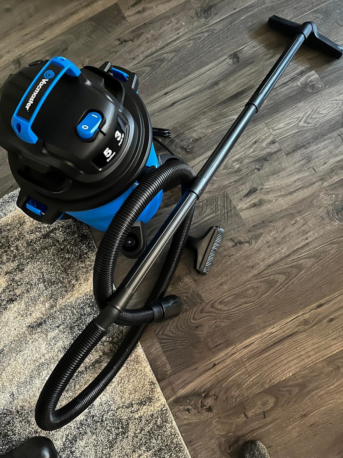 Vacmaster VOC507PF 0101 5-Gal 3 Peak HP Utility Wet/Dry Vacuum Blue customer photo 1