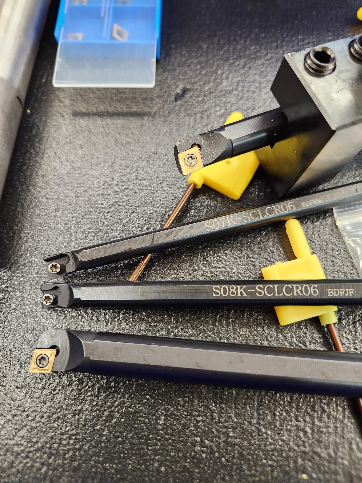 Honoson 14 Pcs Lathe Boring Internal Turning Holder 7/8/10 /12mm, Shanks customer photo 1
