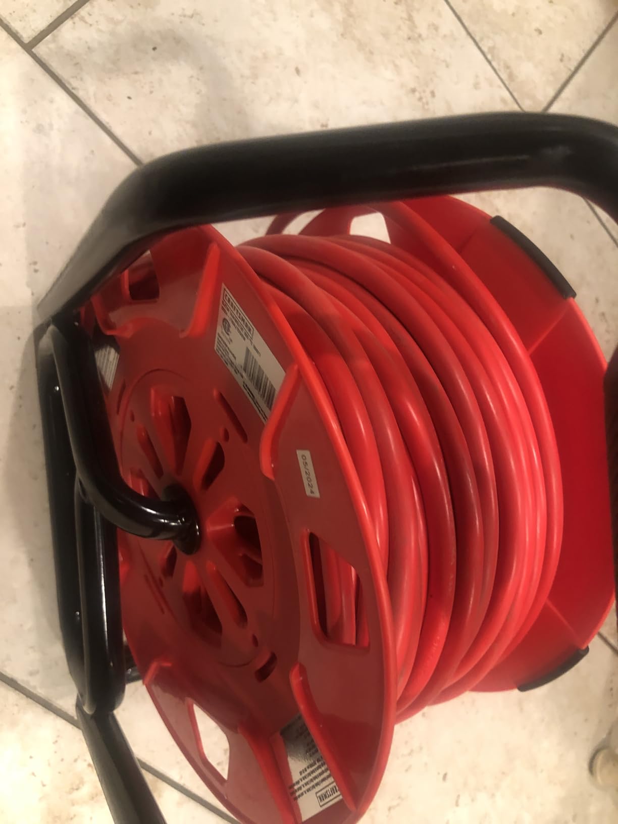 CRAFTSMAN 100 Ft. Retractable Extension Cord Reel, 4 Outlets customer photo 1