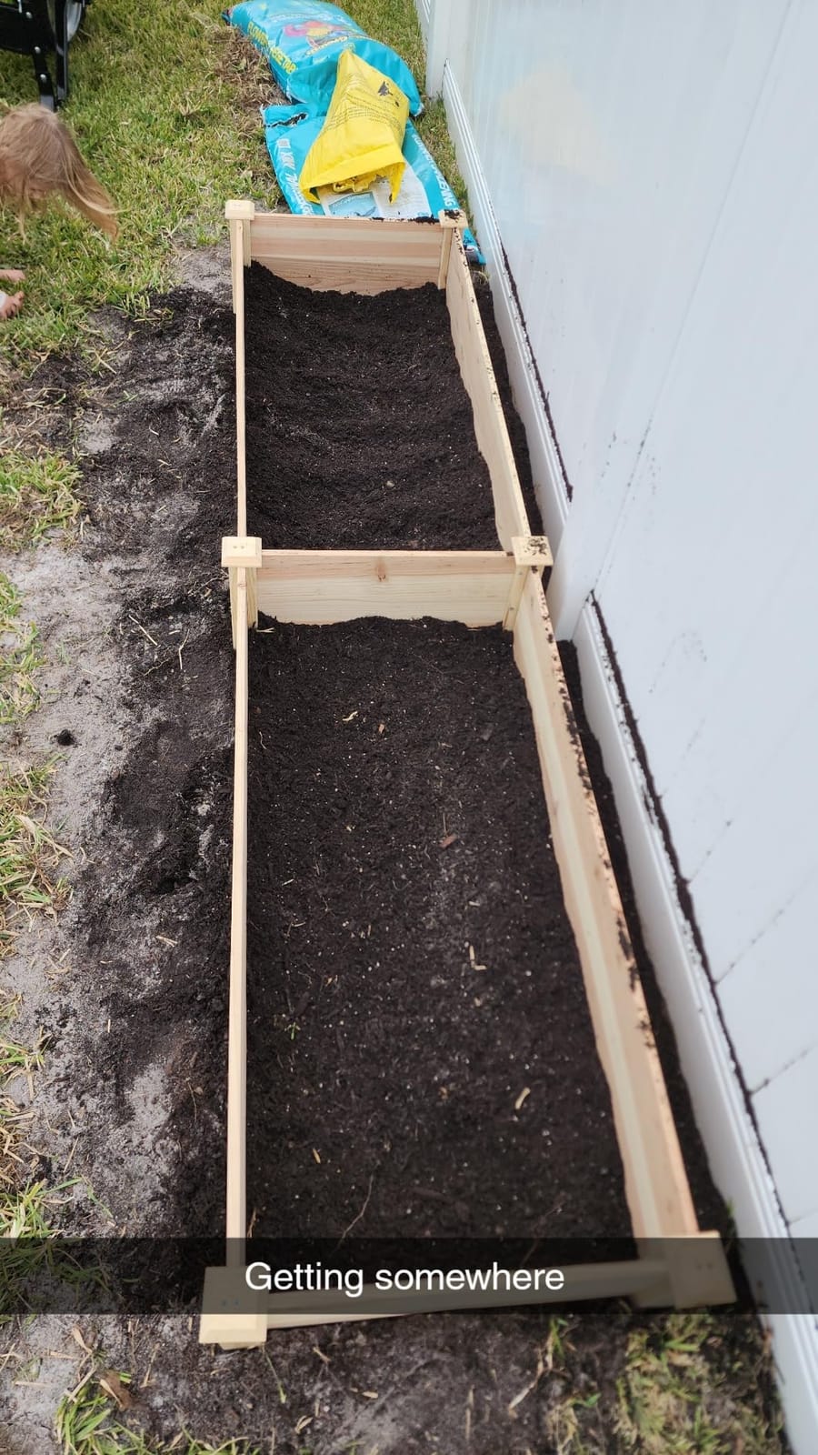 VIVOSUN Raised Garden Bed with Legs Outdoor Wood 48x24x30 Elevated Planter customer photo 2