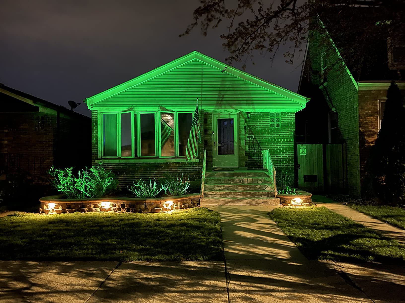 SUNVIE RGBW Low Voltage Landscape Lighting Color Changing 12W Waterproof Well Lights Landscape LED In Ground 12-24V Dimmable Paver Lights with Connectors for Pathway Garden Yard Fence Deck, 8 Pack customer photo 1