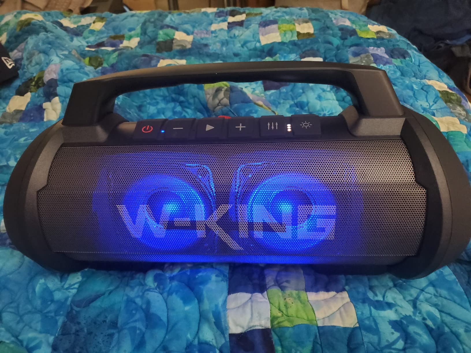 W-King Portable Bluetooth Speaker, 120W Peak Loud Bass Boombox Outdoor customer photo 1