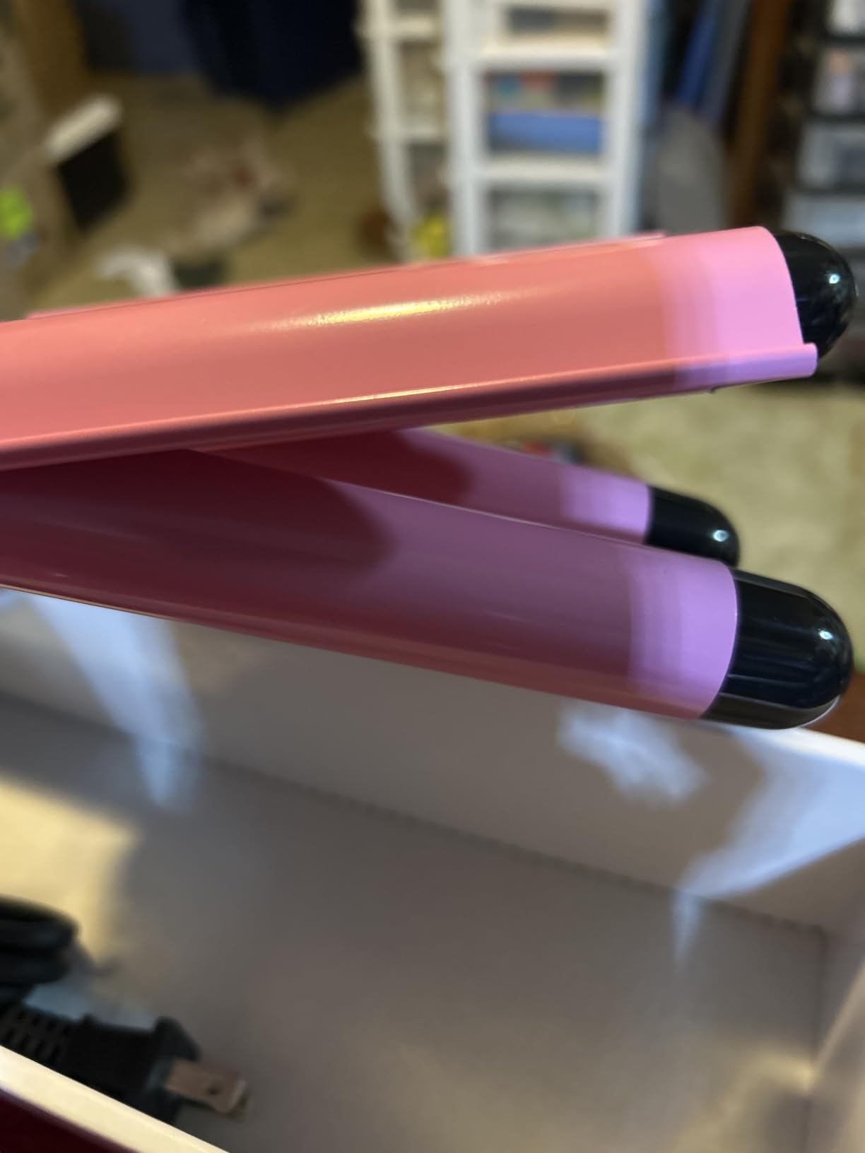 Alure Three Barrel Curling Iron Wand, 1 Inch Ceramic Tourmaline Hair Waver customer photo 2