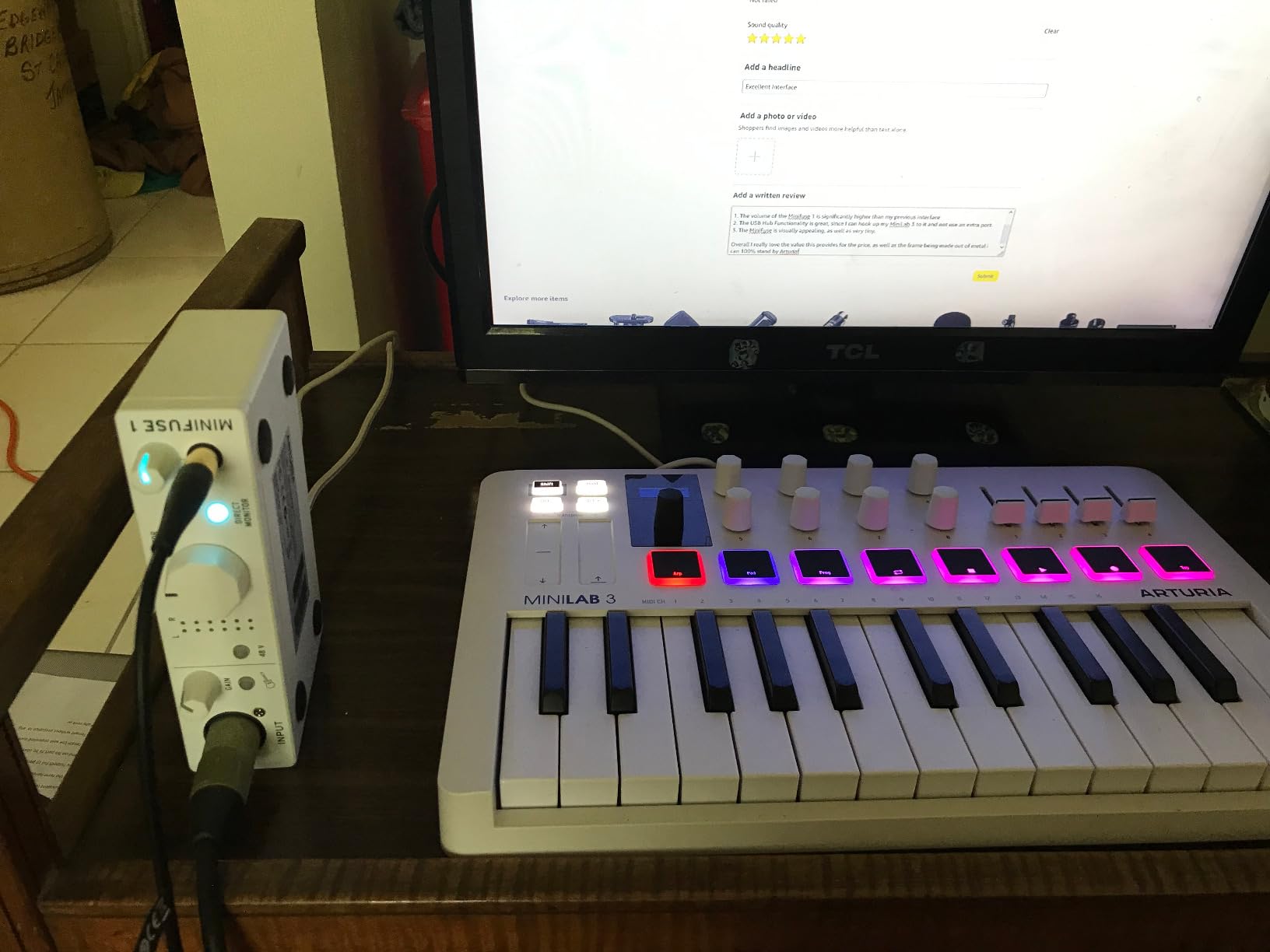 Arturia MiniFuse USB Audio & MIDI Interface, MiniFuse 1 customer photo 1