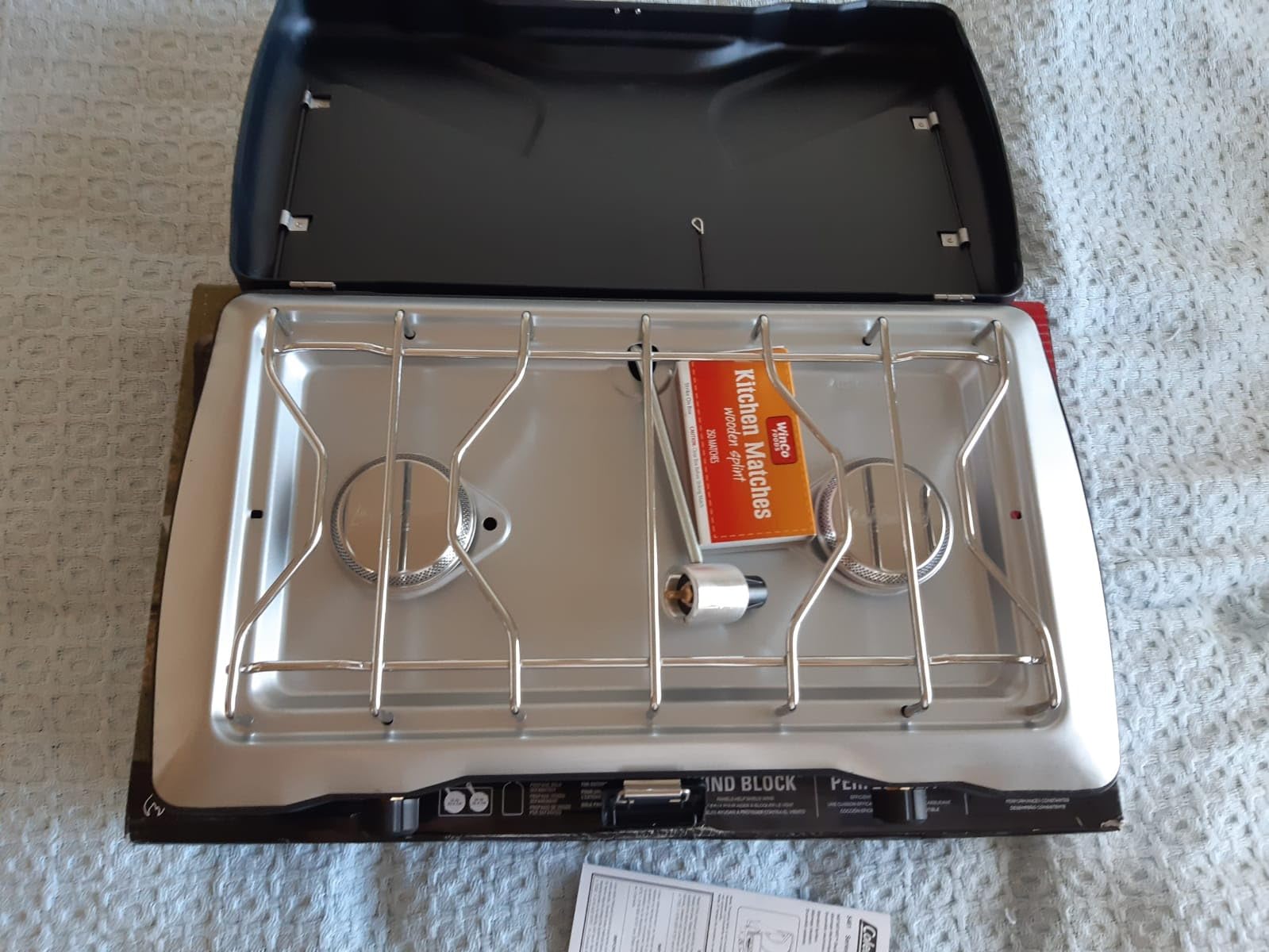Coleman Triton 2-Burner Propane Stove, Portable Camping Cooktop customer photo 1