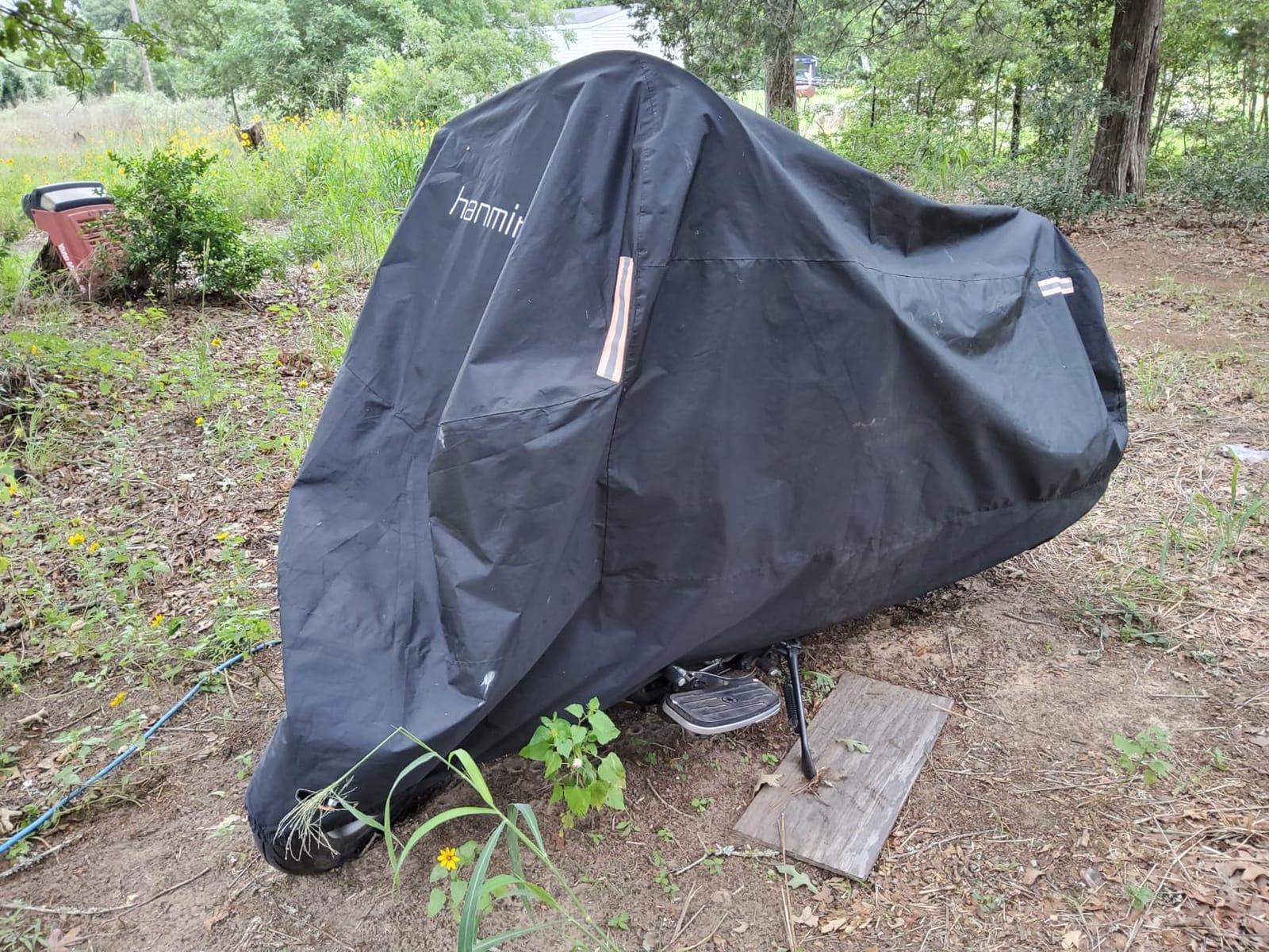 Hanmir Motorcycle Cover Waterproof Outdoor with Lock-Holes & Storage Bag customer photo 2