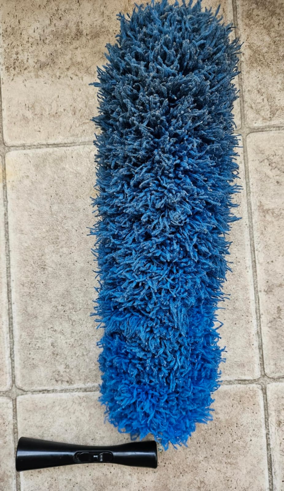 20 Feet High Reach Duster Kit with 5-12 Ft Extension Pole, Cobweb Duster with Telescoping Pole, Window Squeegee with Scrubber, Spider Web Brush, High Ceiling Fan Duster for High Window, Interior Roof customer photo 2