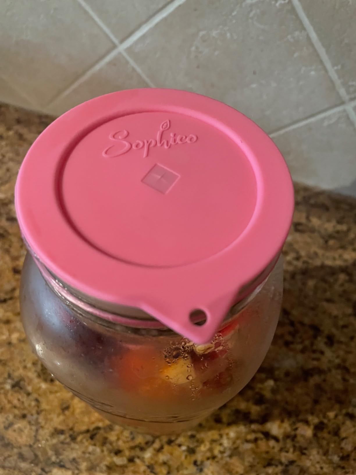 SOPHICO Silicone Airlock Ferment Lids Pickle Kit for Wide Mouth Mason Jar customer photo 1