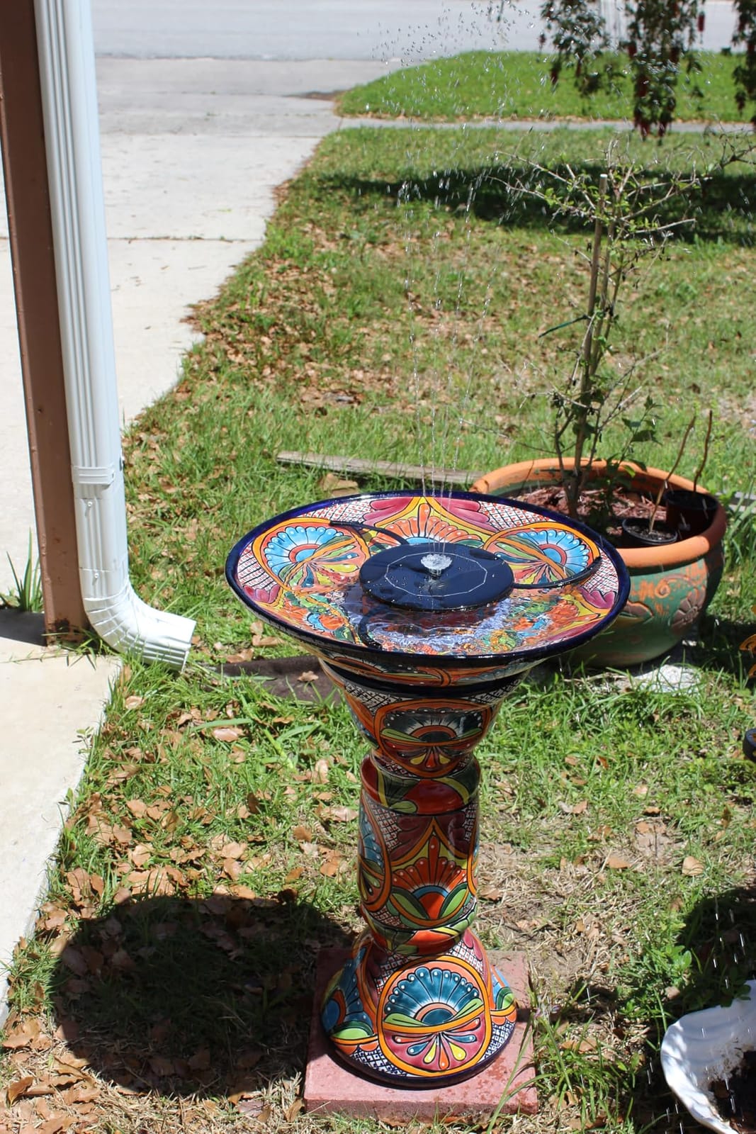 AISITIN 3.5W Solar Fountain Pump for Bird Bath Separated Design & 8 Nozzles customer photo 1