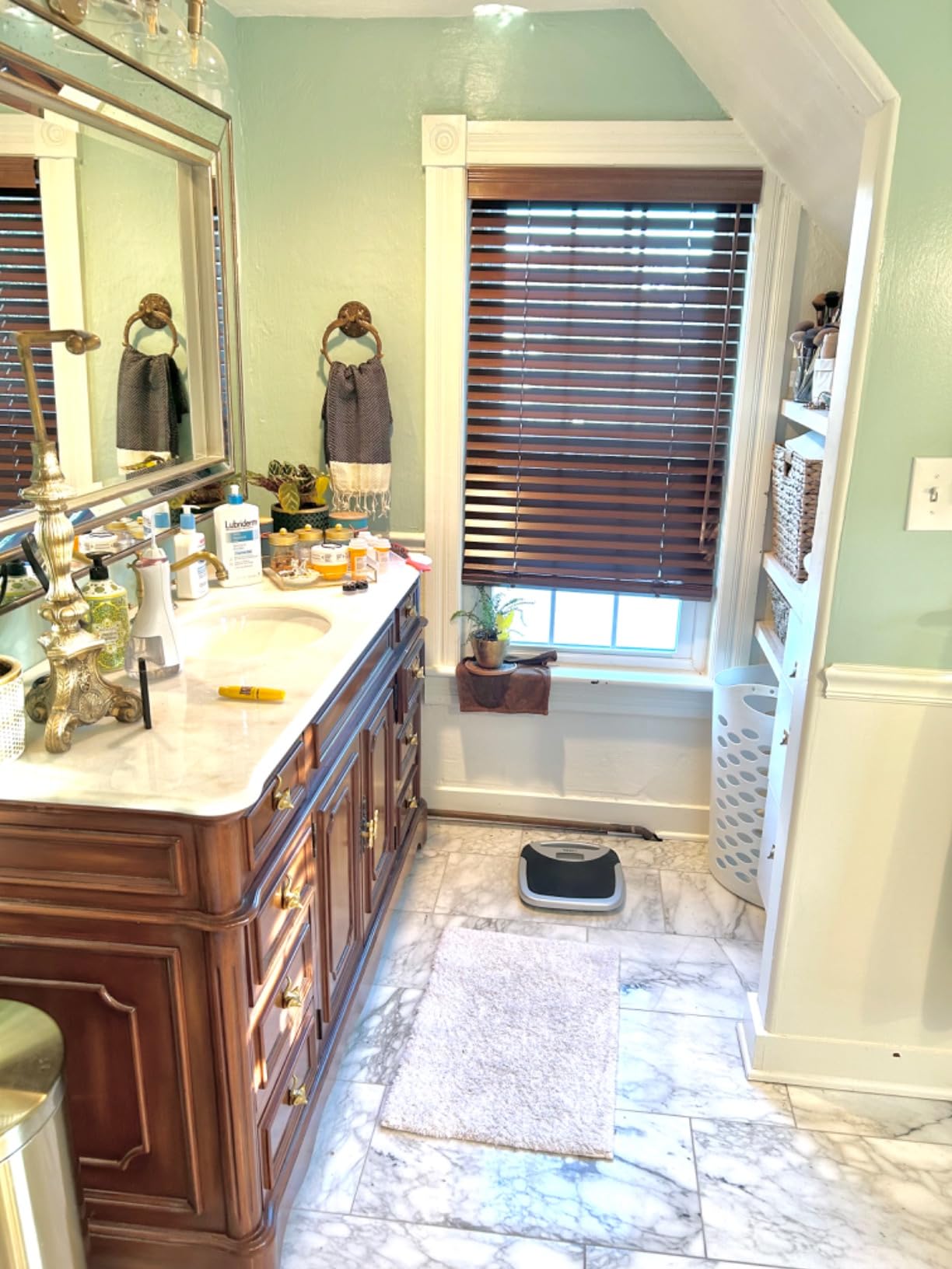 2 Inch Cordless Real Wood Blinds, 12 to 84 Wide x 12 to 84 High, Spiced Pecan customer photo 1