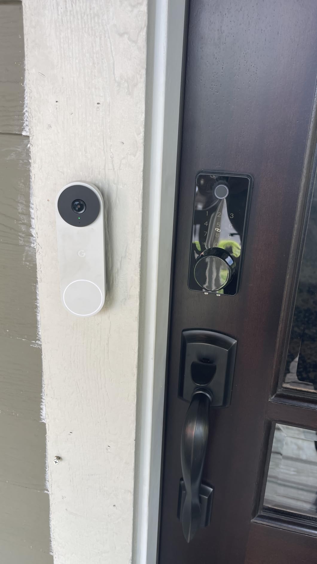 LOCKSTAR® Smart Door Lock • Keyless Entry Deadbolt Door Lock • Multiple Entry Methods – APP • Fingerprint Touch ID • Keypad Code • Card FOB • Traditional Key • Smart Home Devices customer photo 1