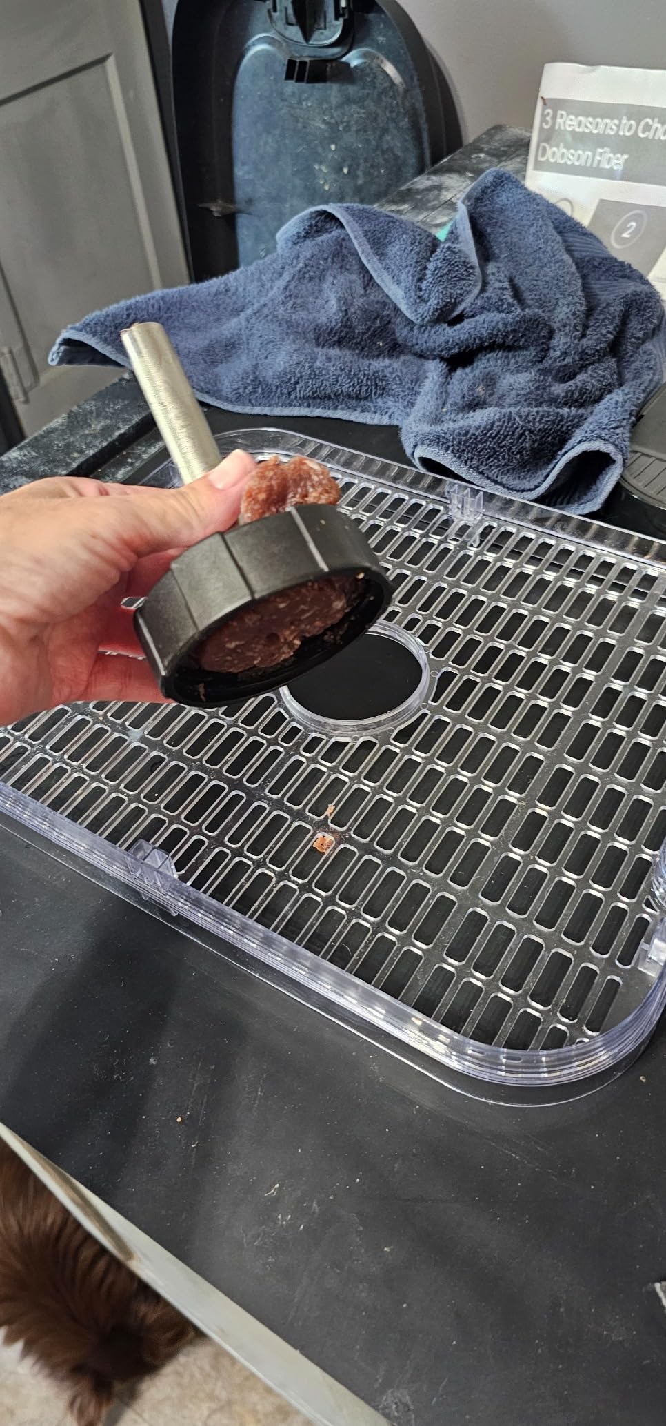 4rd Gen 2.1LB Jerky Gun Kits, Jerky Maker Gun, Beef Jerky Gun, Stainless Steel Sausage Stuffer Jerky Making Gun with 5 Stainless Nozzles, 2 Cleaning Brushes, 1 Stomper customer photo 2