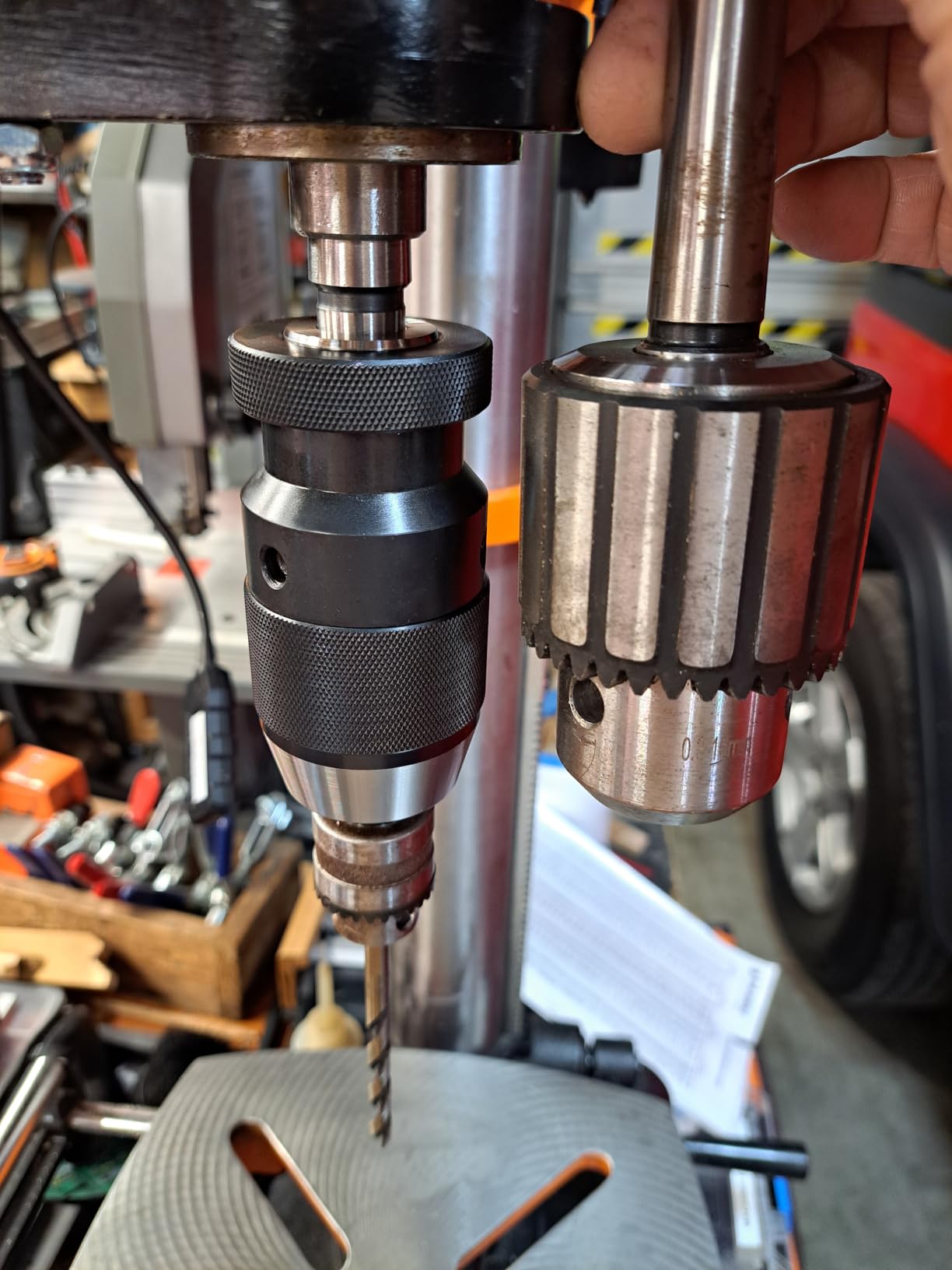 Heavy Duty MT2 Drill Press Chuck, 1/32