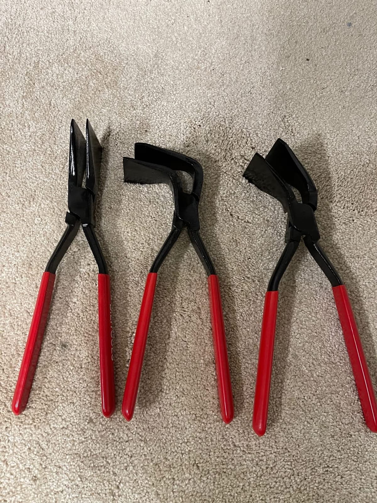 BILITOOLS 3Pcs Hand Seamer Sheet Metal Bending Pliers Set, Straight 45 90 customer photo 1