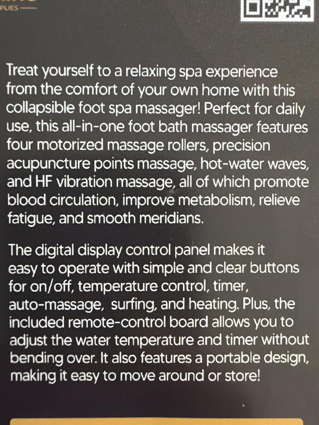 Medical king Foot Spa with Heat and Massage and Jets Includes A Remote Control A Pumice Stone Collapsible Massager with Bubbles and Vibration customer photo 2