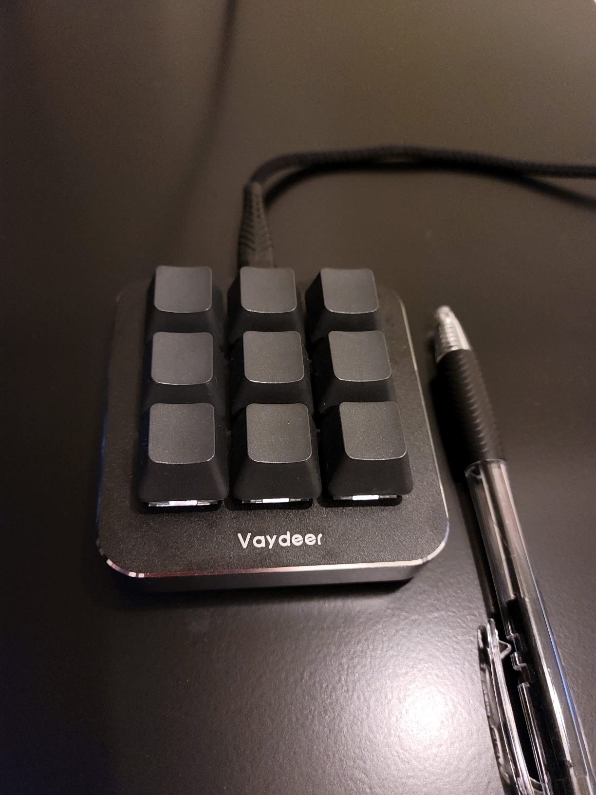 Vaydeer One-Handed Mechanical Keyboard Support NKRO, Hotkeys, One-Click Start,9 Fully Programmable Keys with Floating Window and Macro Multifunctional Keypad for iOS,Windows, Gift Idea for Him/Her customer photo 1
