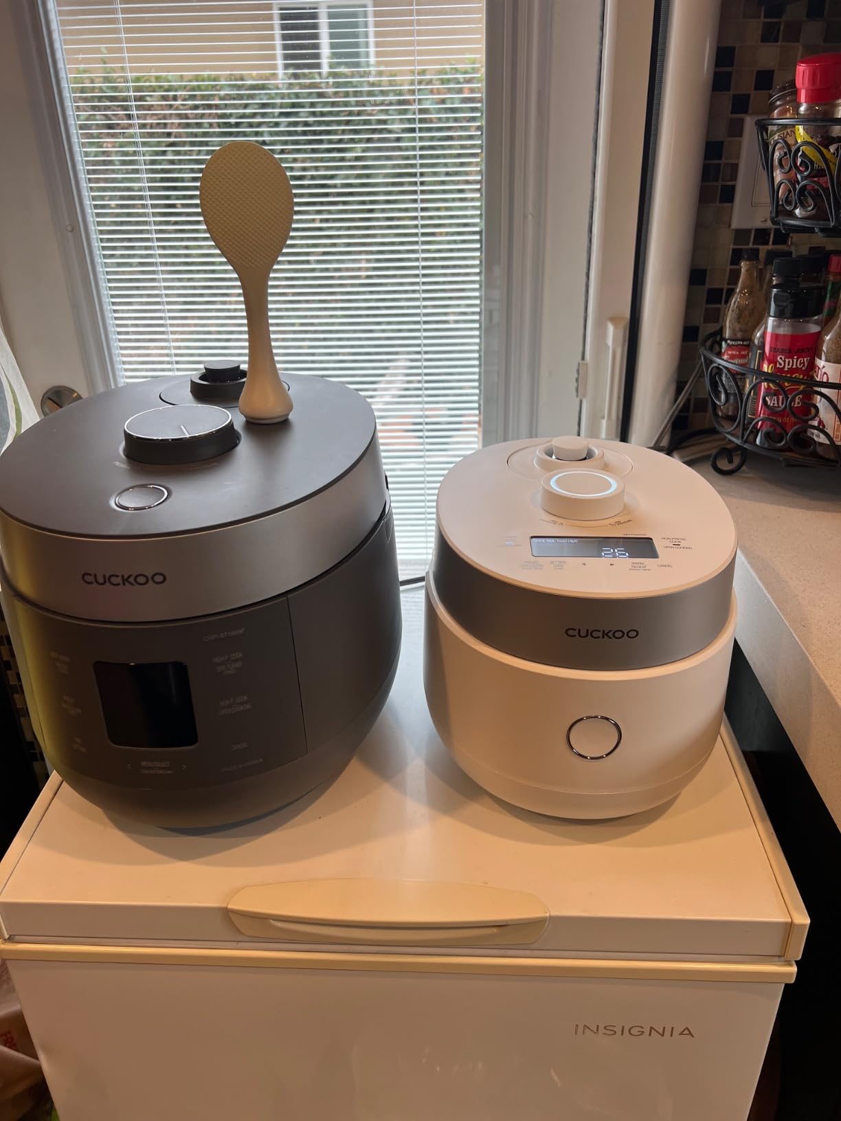CUCKOO CRP-MHTR0309F | 3-Cup (Uncooked) Twin Pressure Induction Heating Rice Cooker | 11 Menu Options: High/Non-Pressure & More, Made in Korea | White, 3 Cups customer photo 2