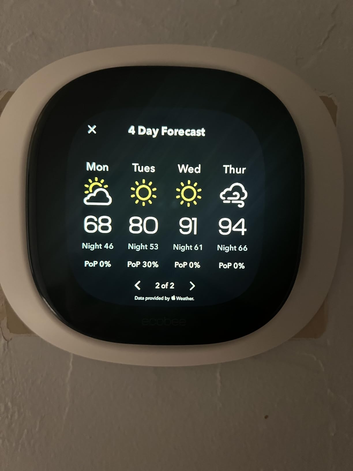 ecobee Smart Thermostat Premium - WiFi, Siri & Alexa Built-In, Smart Sensor customer photo 2