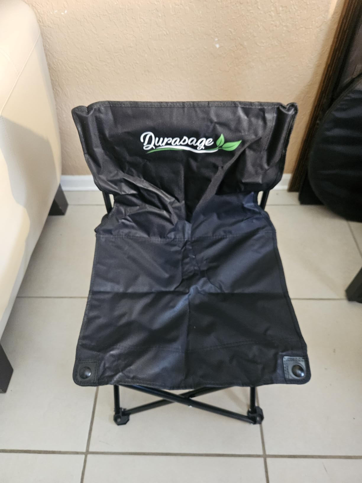 Durasage Lightweight Portable Personal Steam Sauna Spa for Relaxation at Home, 60 Minute Timer, 800 Watt Steam Generator, Chair Included (Black) customer photo 2