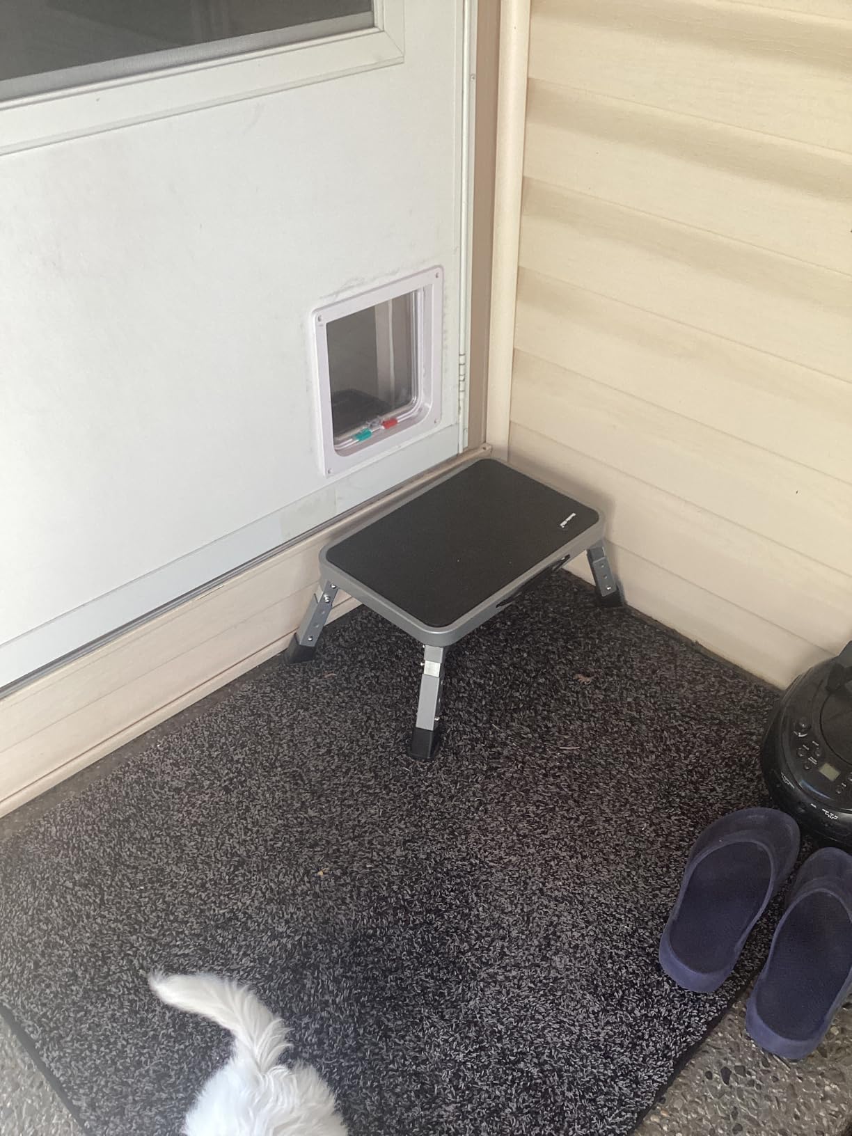 Jocauto Folding Step Stool for Adults, Height-Adjustable Small Step Stool customer photo 1