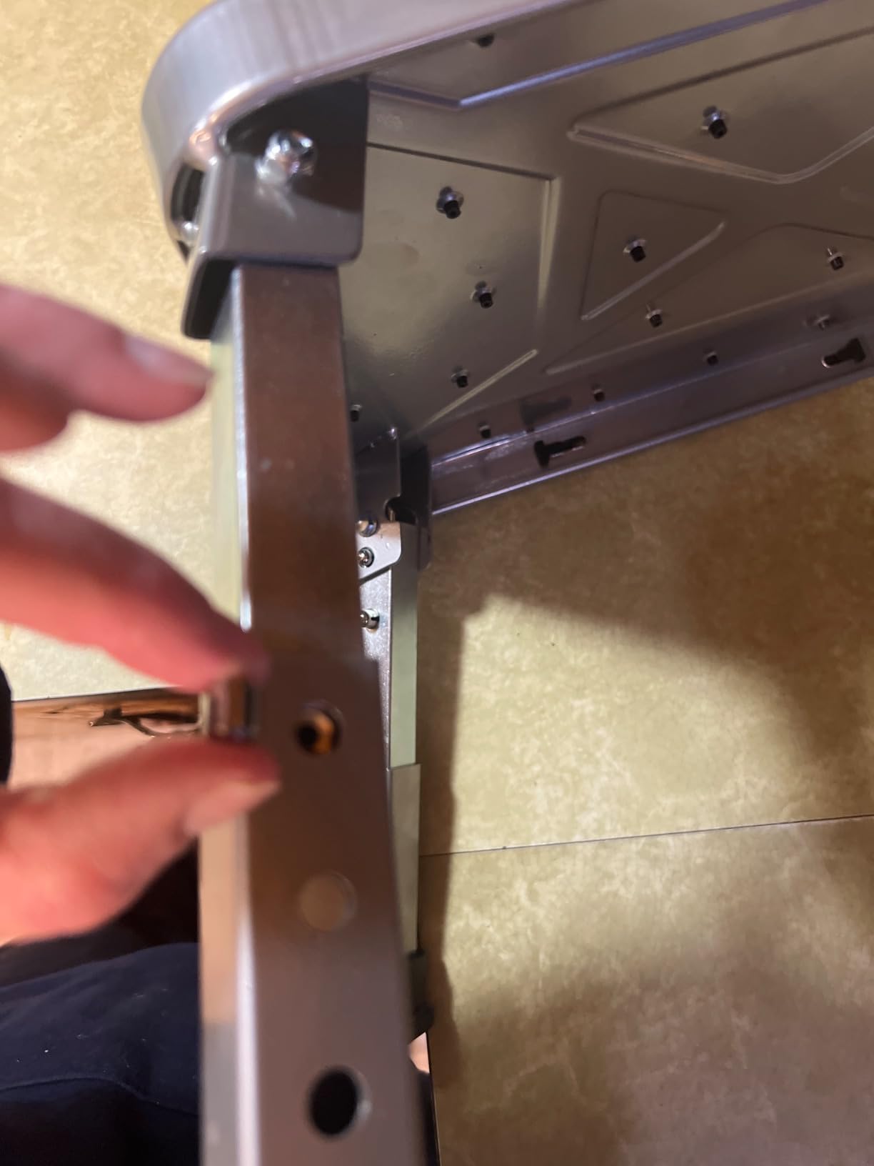 Jocauto Folding Step Stool for Adults, Height-Adjustable Small Step Stool customer photo 2
