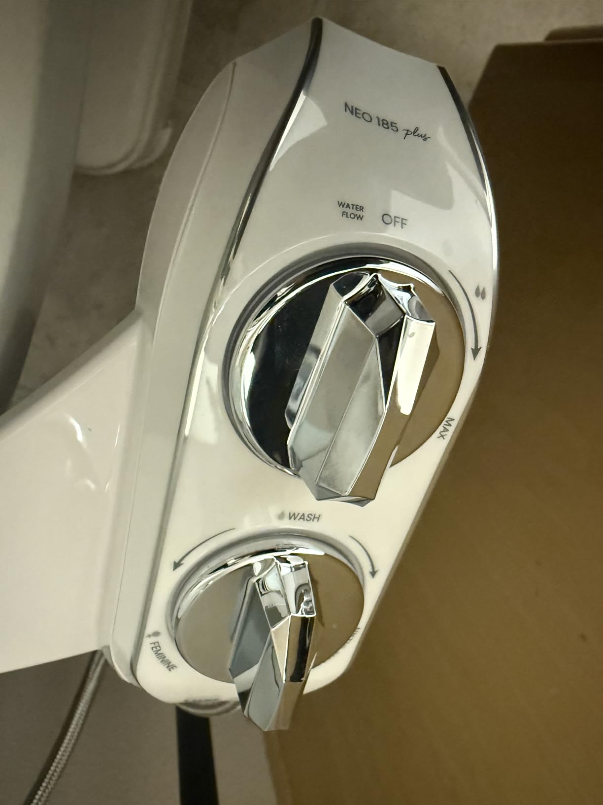 LUXE Bidet NEO 185 PLUS - Patented Bidet Attachment for Toilet, Chrome customer photo 1