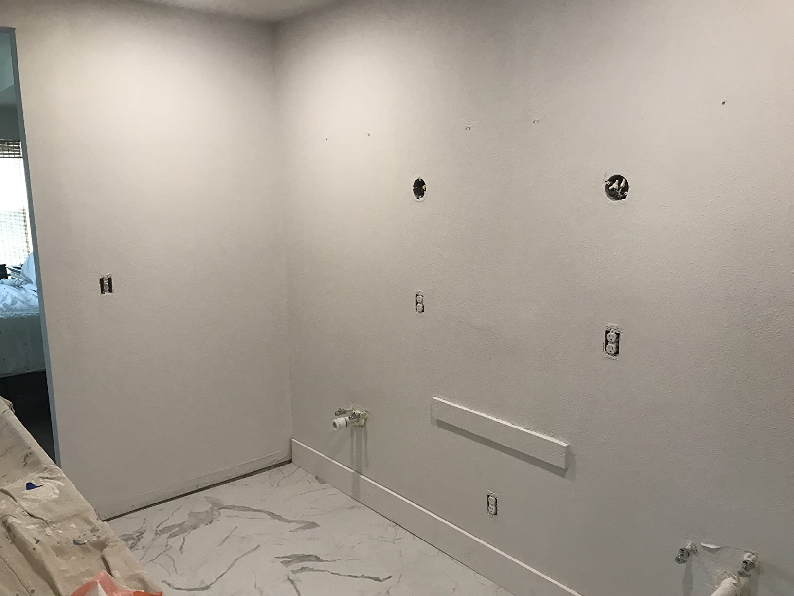 Drywall Texture Sprayer,Air Texture Gun 1.5 Gallon with 3 Nozzle (4.0mm/6.0mm/8.0mm) for Orange Peel Knockdown (Red) customer photo 2