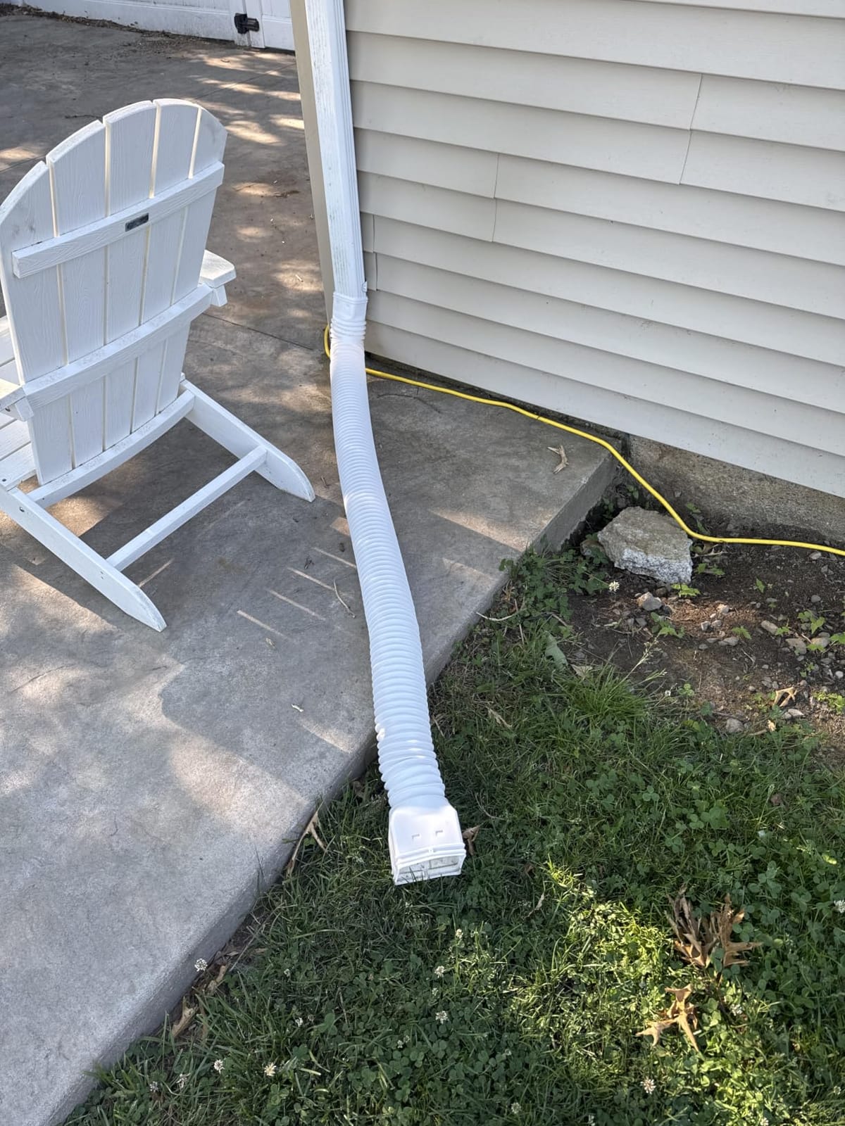 plusgutter Black-2pack Rain Gutter Downspout Extensions Flexible, Drain Downspout Extender,Down Spout Drain Extender, Gutter Connector Rainwater Drainage,Extendable from 21 to 68 Inches customer photo 1