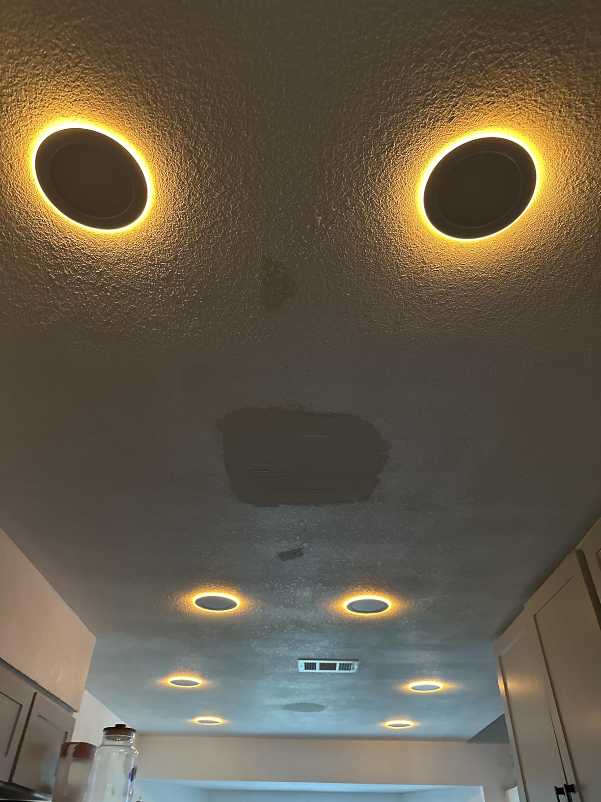 Amico 12 Pack 6 Inch 5CCT LED Recessed Ceiling Light with Night Light, 2700K/3000K/3500K/4000K/5000K Selectable Ultra-Thin Lighting, 12W=110W, 1100LM, Dimmable Canless Wafer Downlight ETL&FCC customer photo 2
