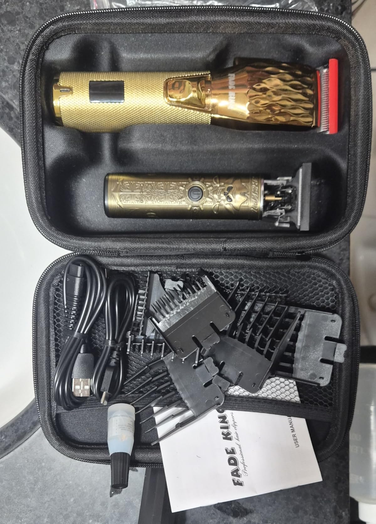 FADEKING Professional Hair Clippers for Men, Cordless Clipper & Trimmer Kit customer photo 1