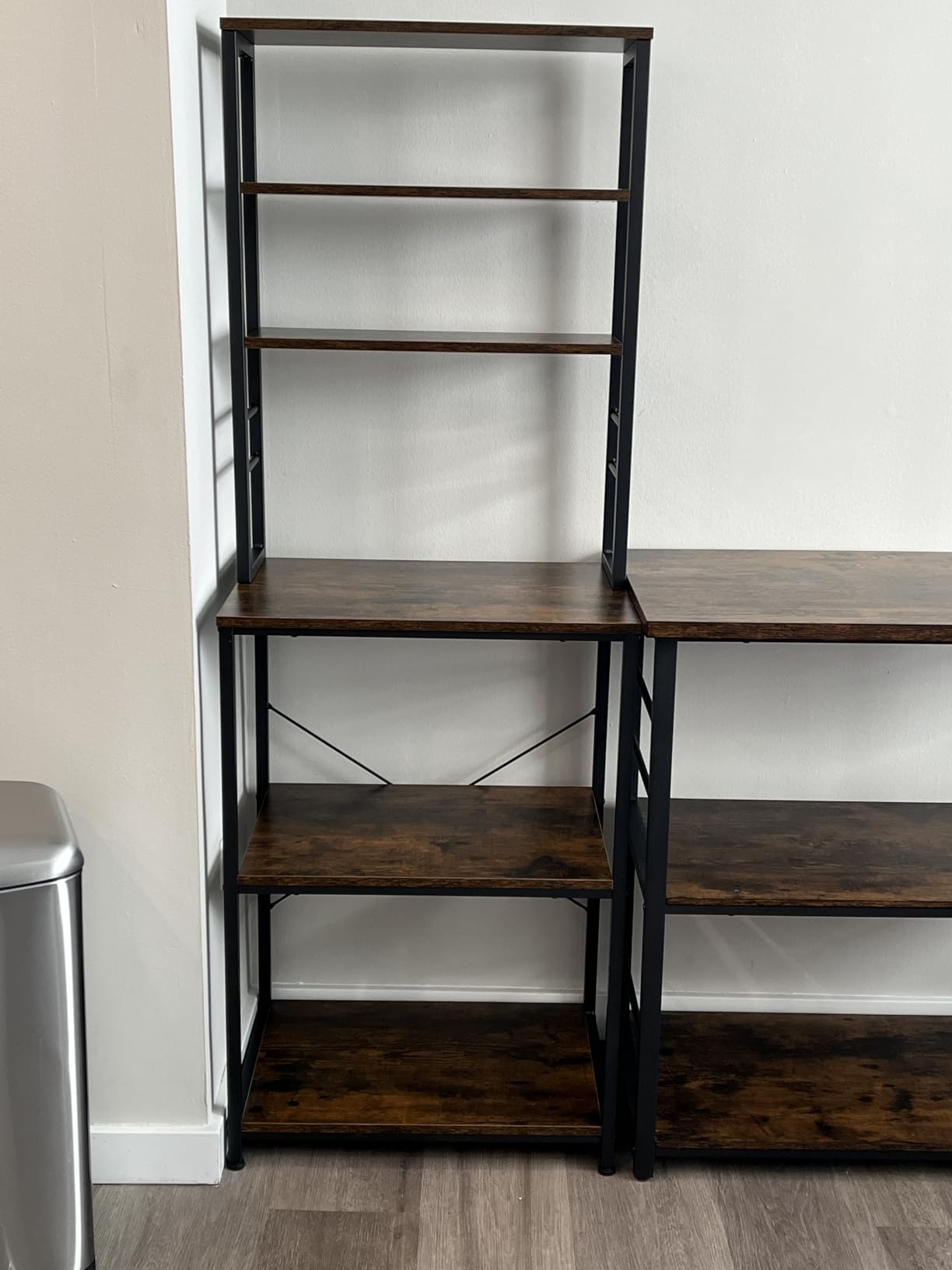 VASAGLE Coffee Bar, 23.6 Inches 6-Tier Baker's Rack with 6 Hooks customer photo 2