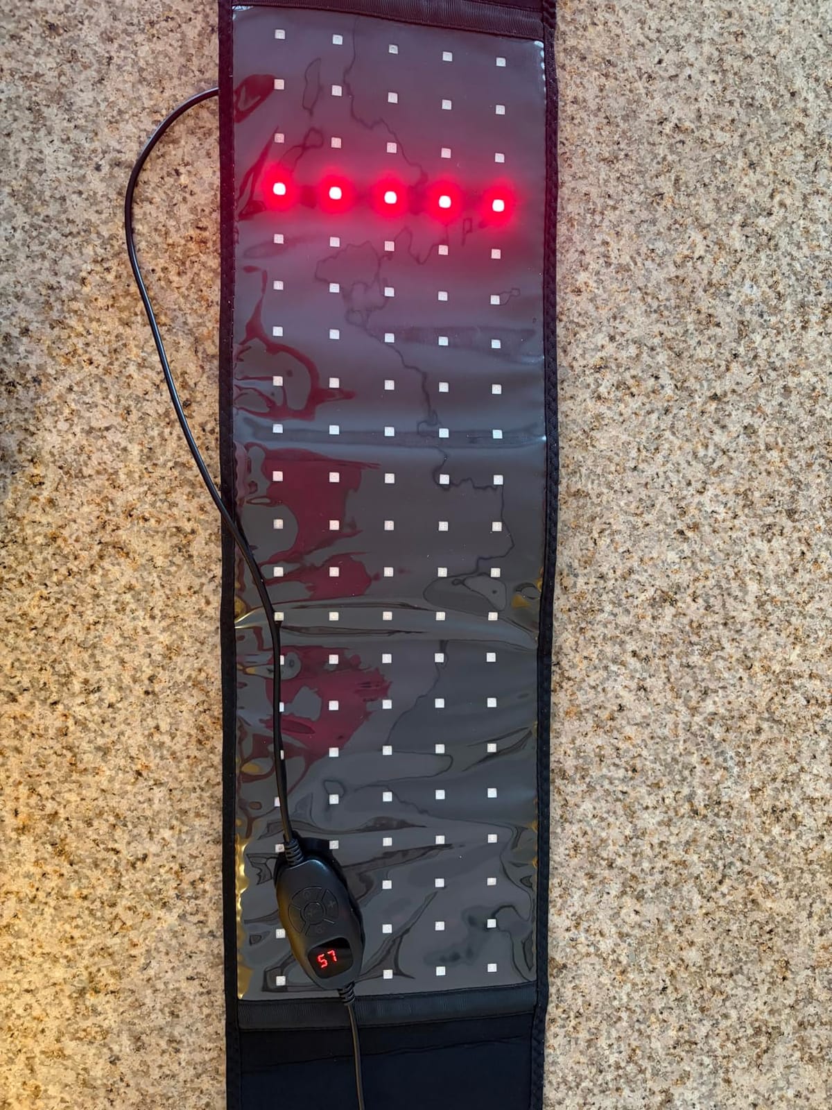 USUIE Red Light Therapy Belt, Infrared Light Therapy Wrap Red Light Therapy Device for Body with Timer for Women Men Gift customer photo 2