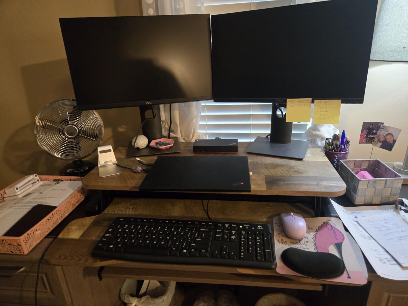 VIVO Black 36 in Standing Desk Converter, DESK-V036KB customer photo 2