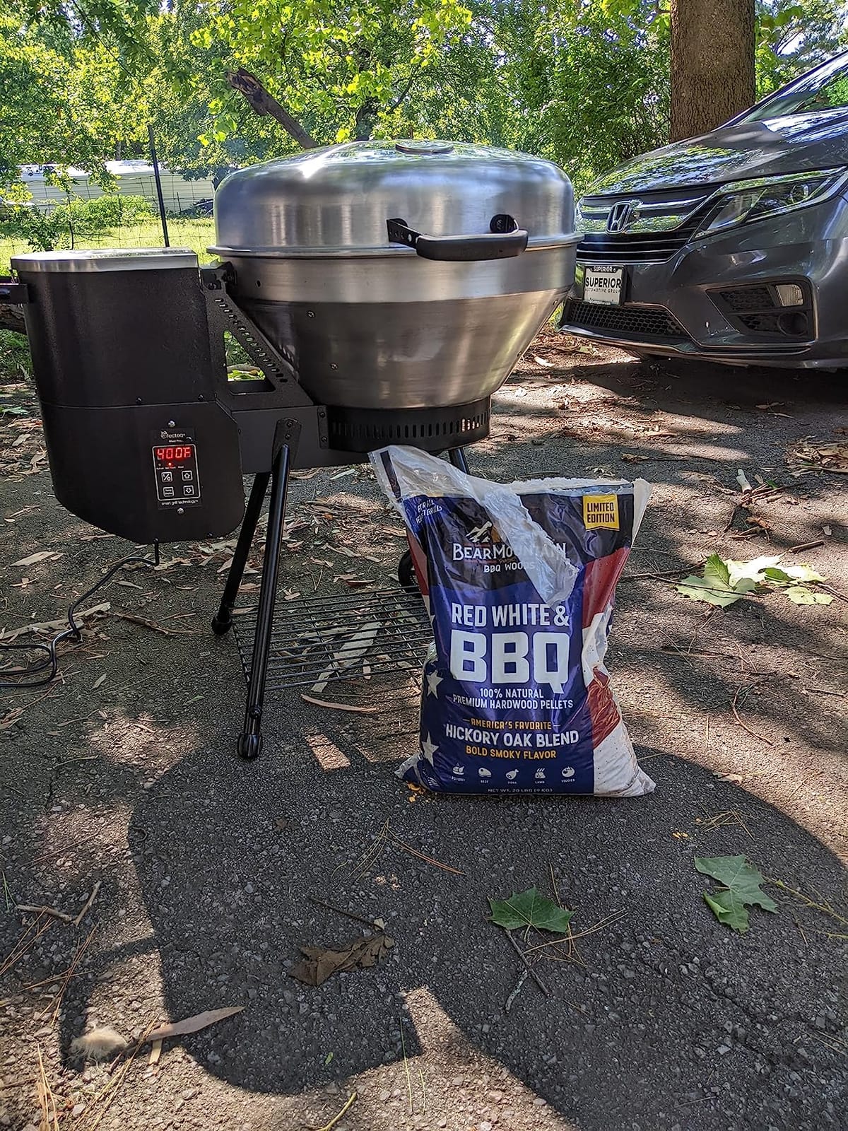 recteq Pellet Grill RT-B380 Bullseye, BBQ, Outdoor, and Electric Pellet Smoker Grill, Electric Smokers, Uses 100% Wood Pellets for Ribs, Brisket, Chicken, Sear, Smoke customer photo 2