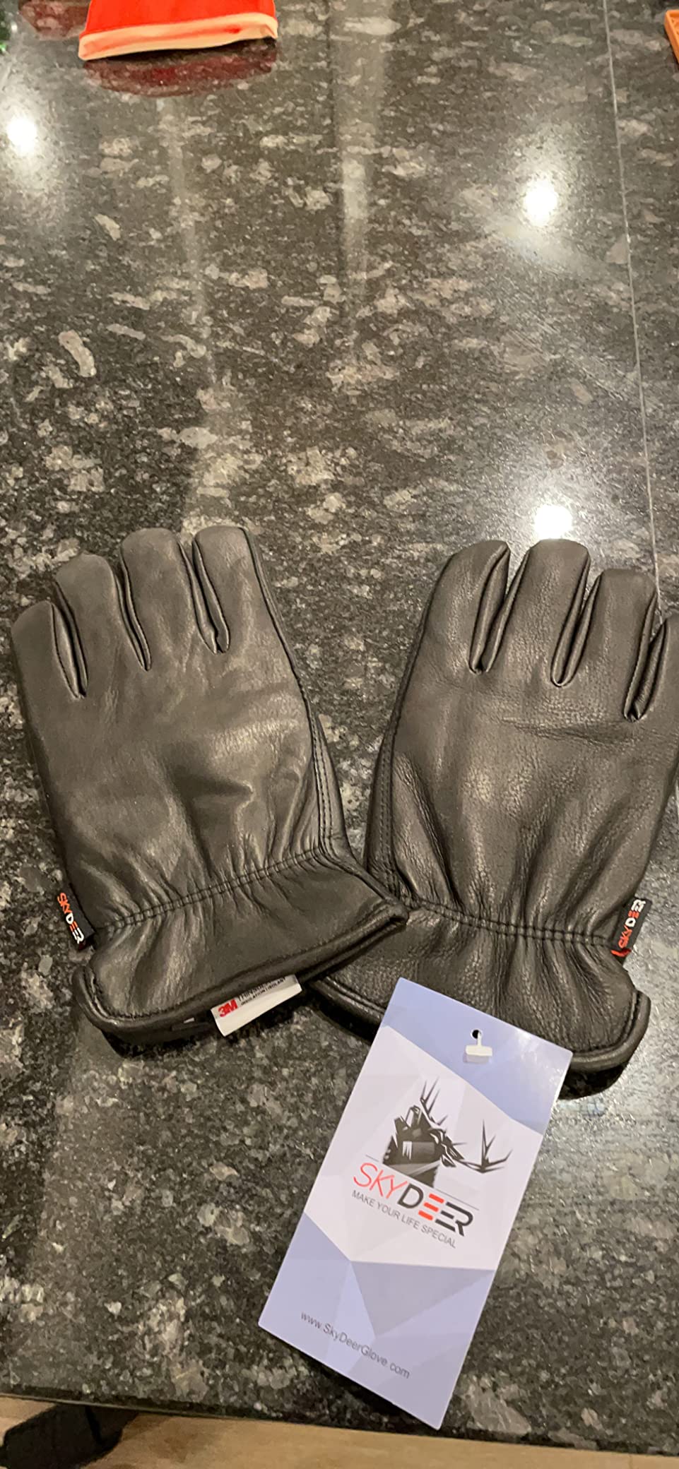SKYDEER Full Deerskin Leather Winter Drive Work Gloves, Extra Soft 100G 3M Thinsulate, Thermal Insulated Gloves (SD2211T) customer photo 1