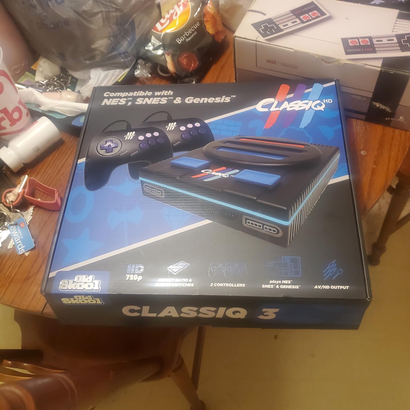 Old Skool Classiq 3 HD 720p 3-in-1 Retro Game Console - Black customer photo 2