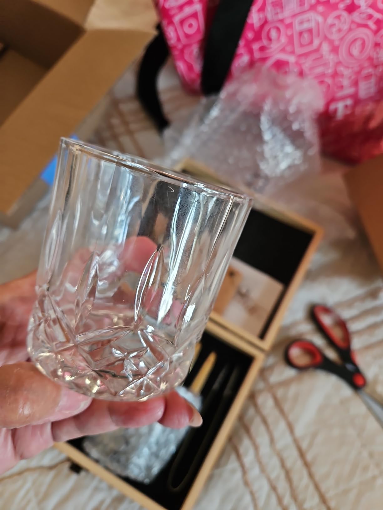 Gifts for Men Dad Husband, Father's Day Anniversary Birthday Gifts for Him Boyfriend, Reusable Stainless Steel Whiskey Stones and Whiskey Glasses Set, Cool Burbon Scotch Cocktail Set Gifts customer photo 2