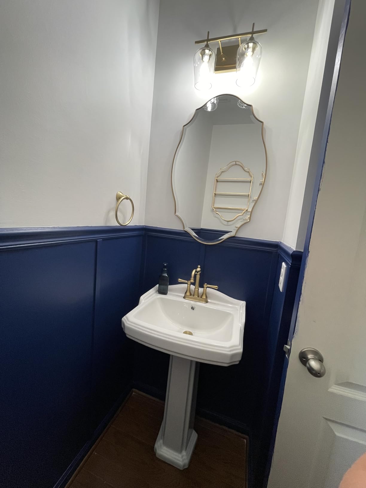 DeerValley Bathroom Pedestal Sink White 23