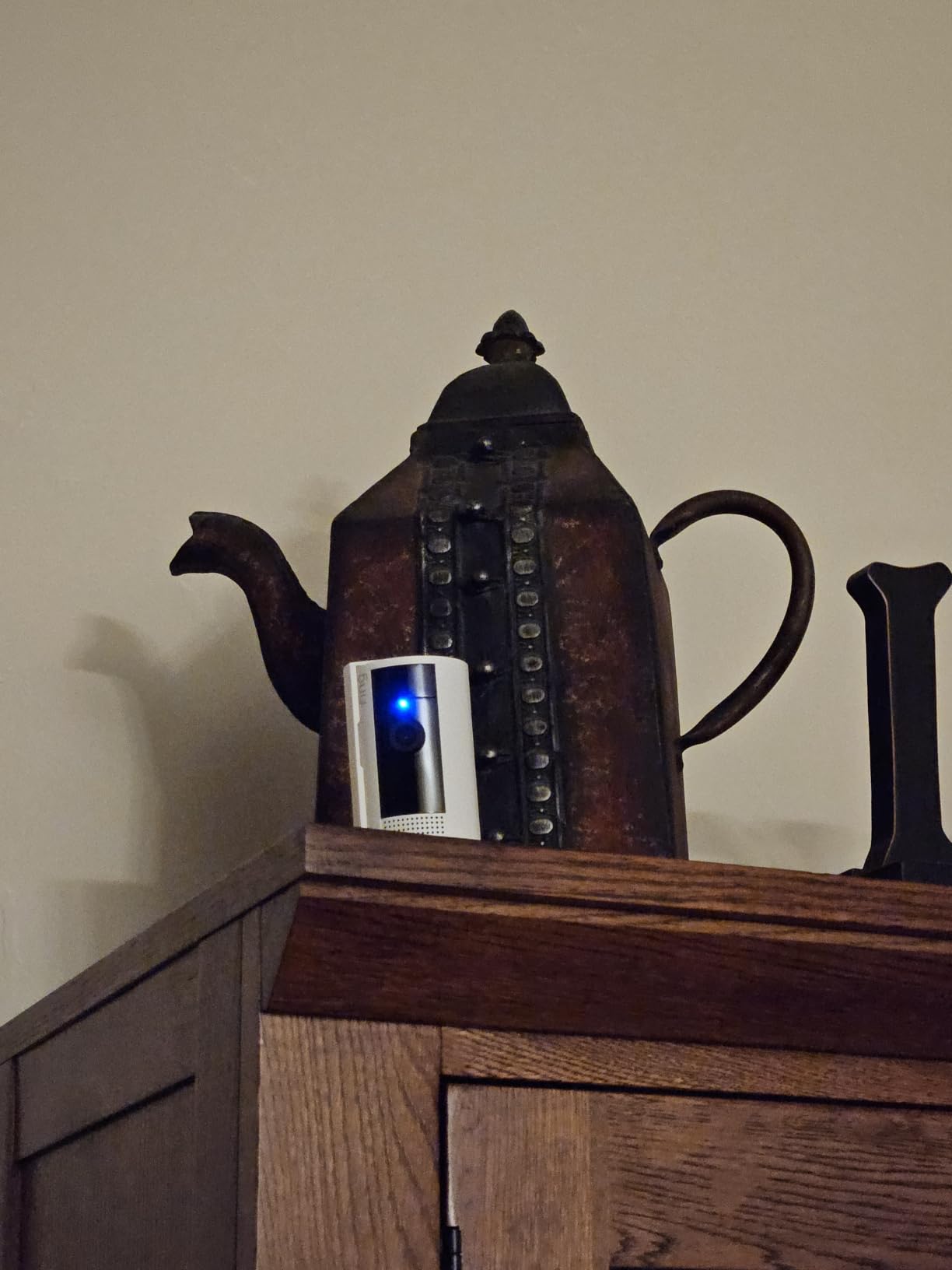 Ring Indoor Cam (newest model) — Home or business security in 1080p HD video, White customer photo 2