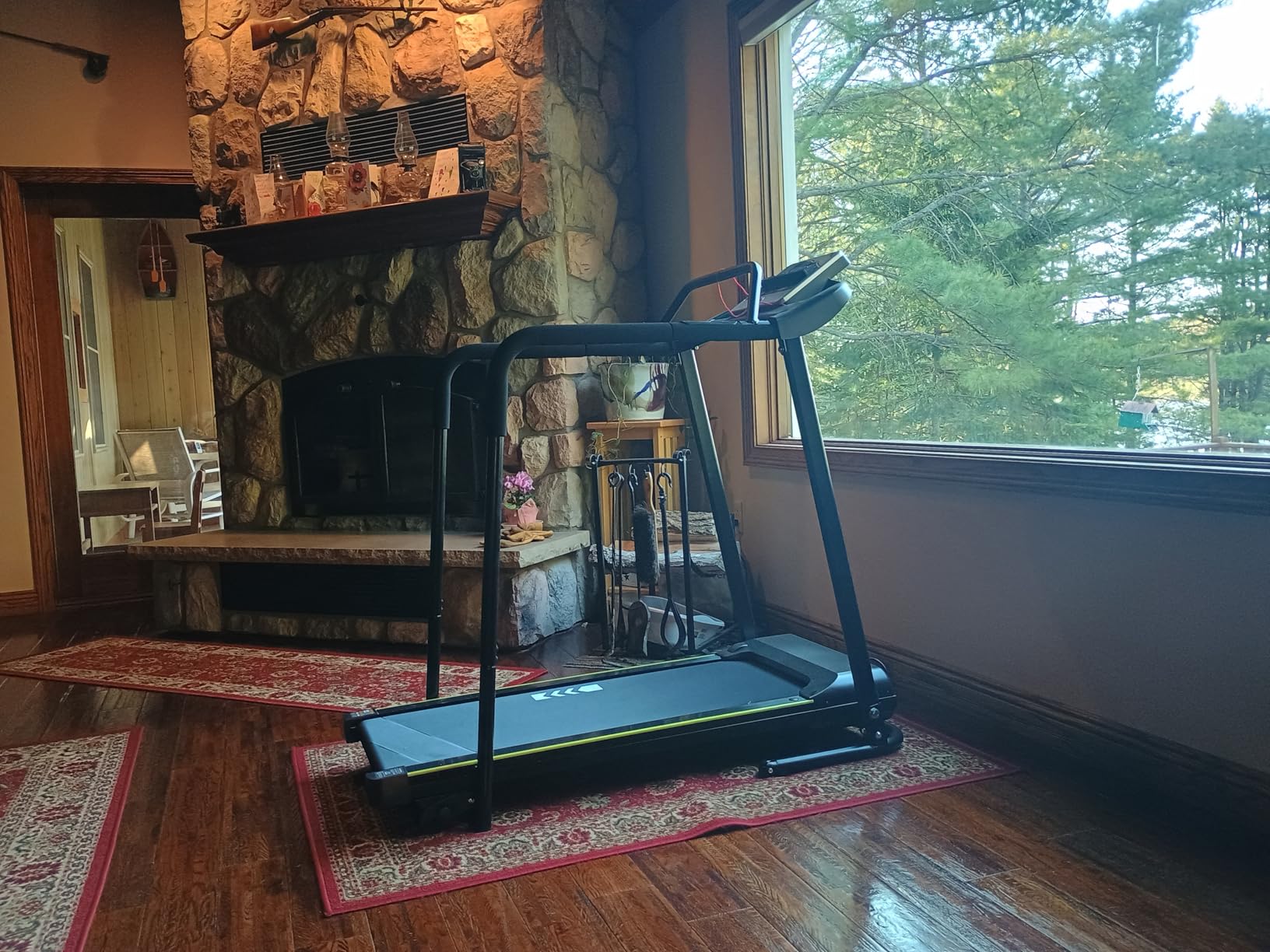 Redliro Walking Treadmill for Seniors with Long Handrails for Home customer photo 1