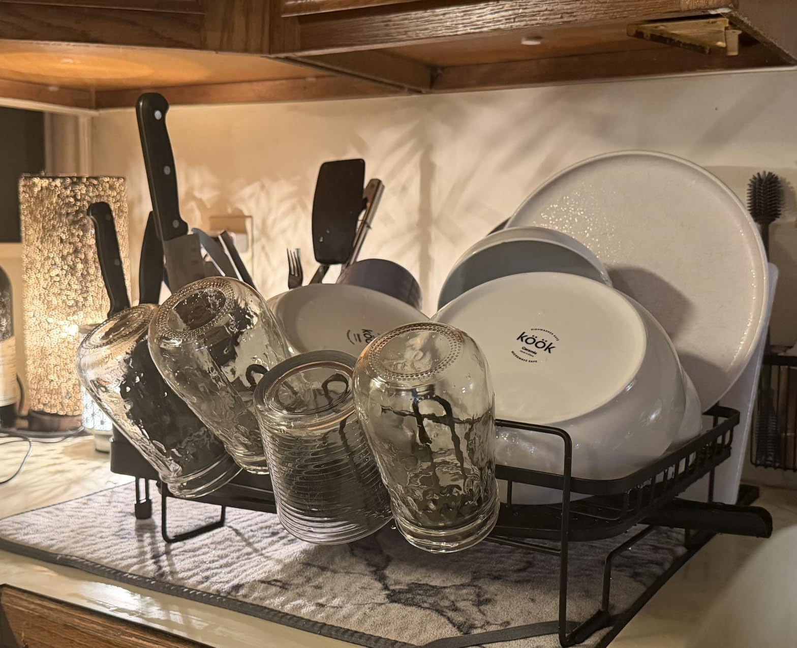 Kitsure Extendable Dish Drying Rack, 19.2
