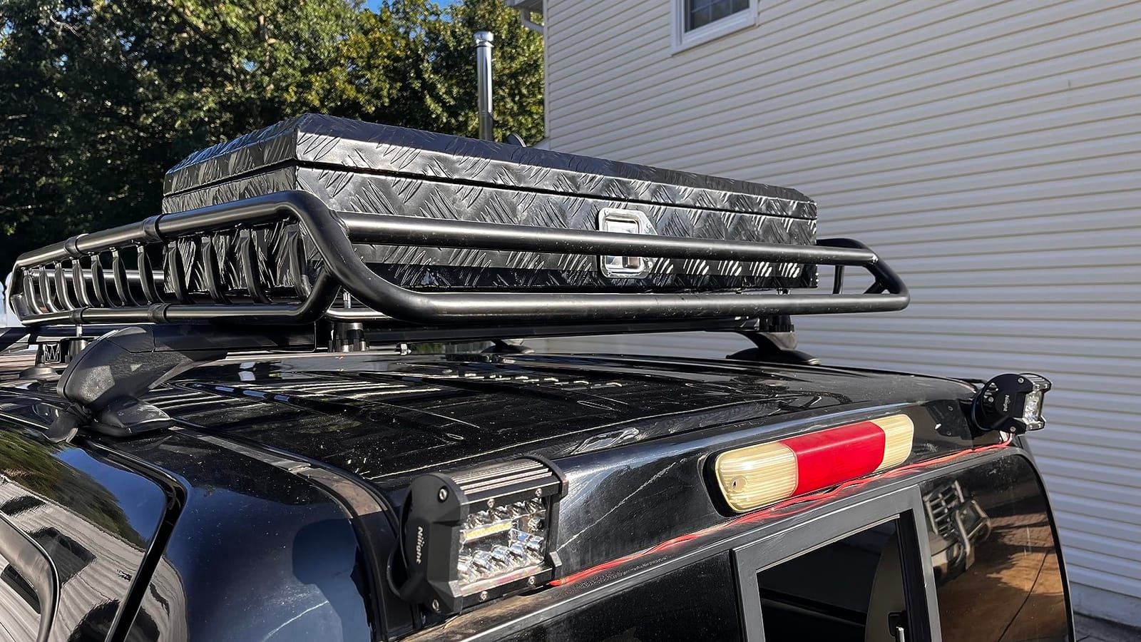 39 Inch Aluminum Heavy Duty Truck Bed Tool Box Black (39