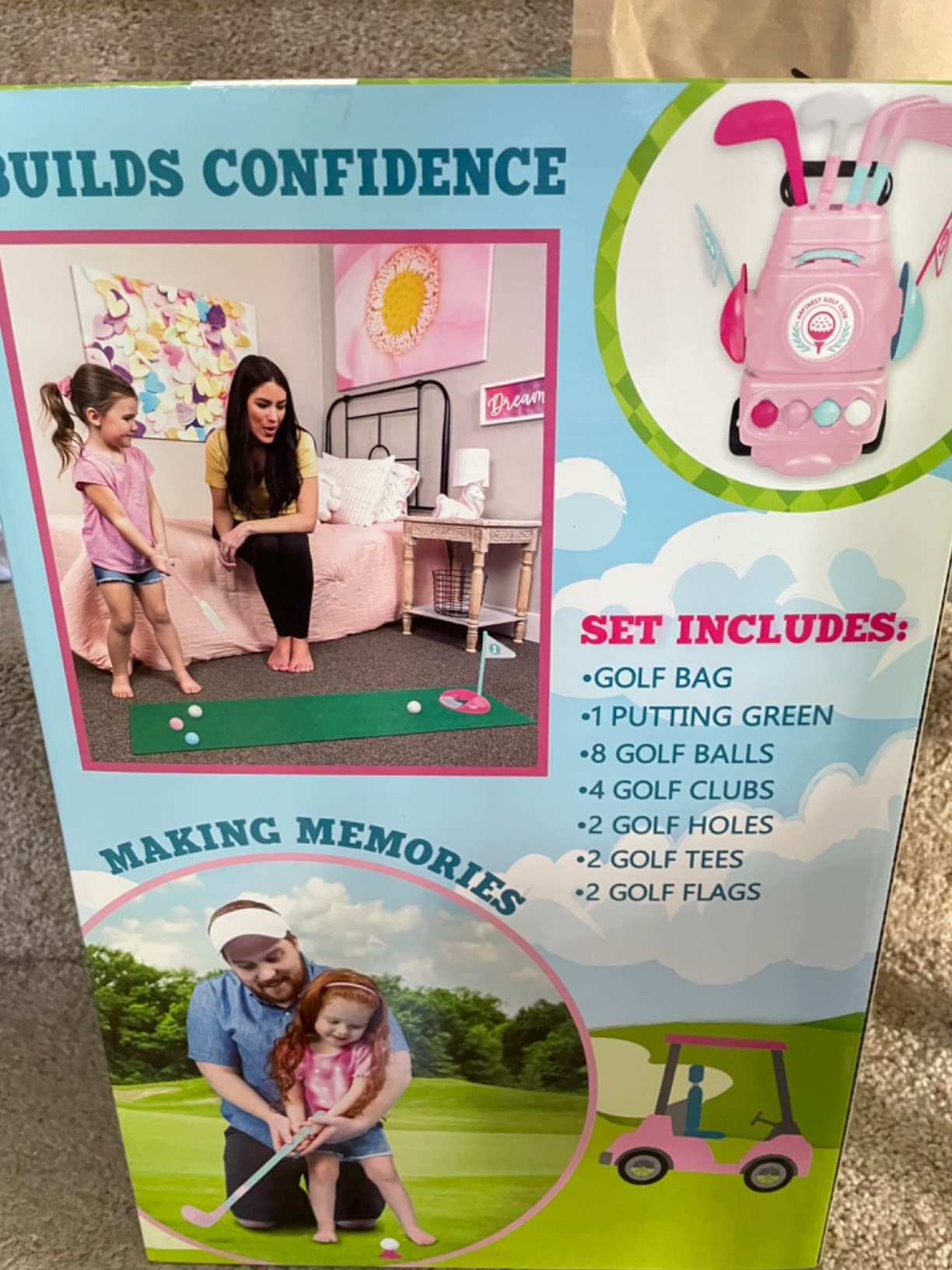 Hapinest Toddler Girl Golf Set, Pink customer photo 1