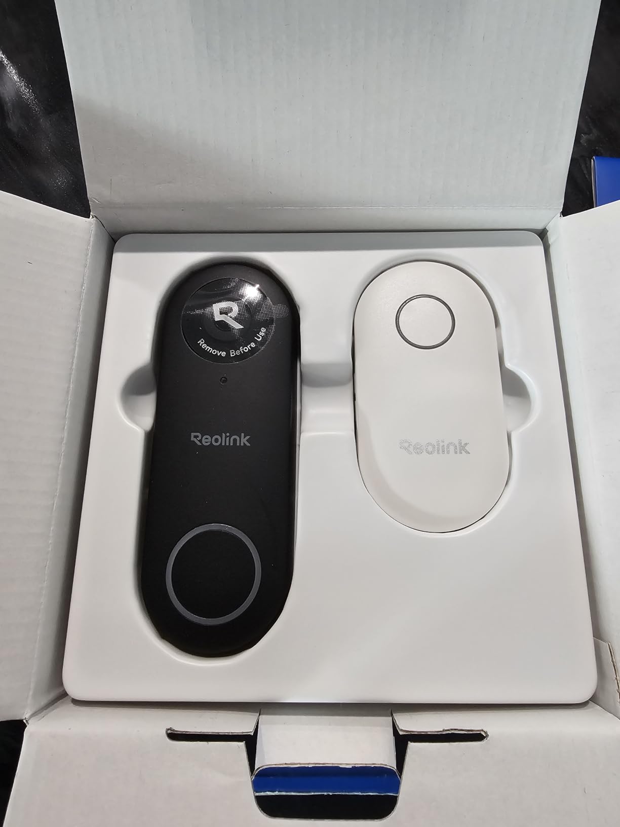 REOLINK Video Doorbell WiFi 2K Wired Camera, 4:3 Wide View Outdoor Camera | No Subscription Local Storage, AI Detection, 5G&2.4G WiFi, Two-Way Talk, Front Door Home Security, Customized Reolink Chime customer photo 1