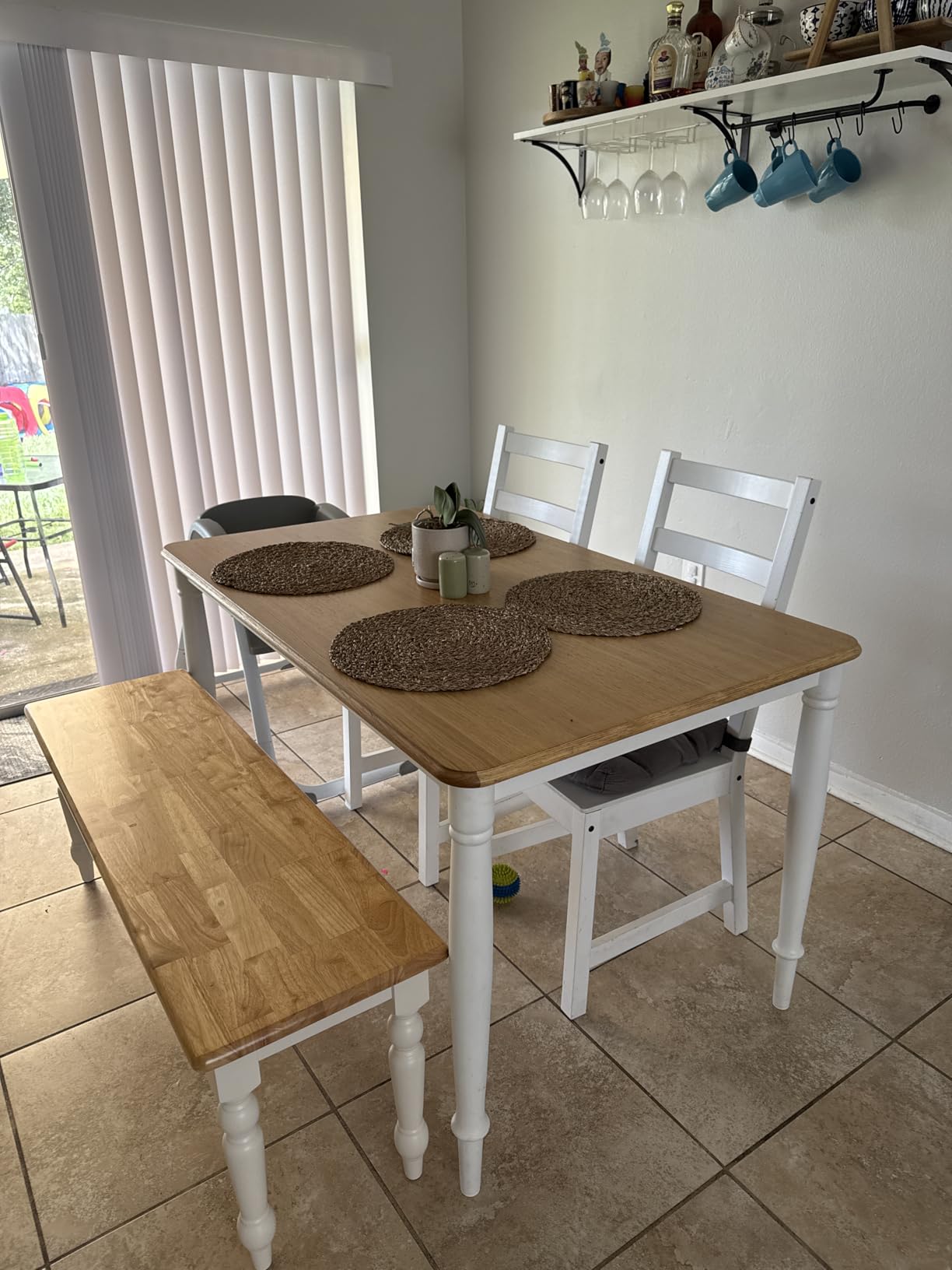 Boraam Windsor Backless Dining Bench - Equestrian Green customer photo 2